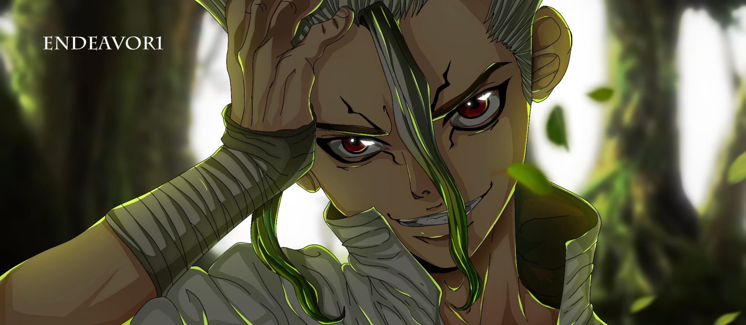 2500x1090 Dr. Stone HD Wallpaper and Background