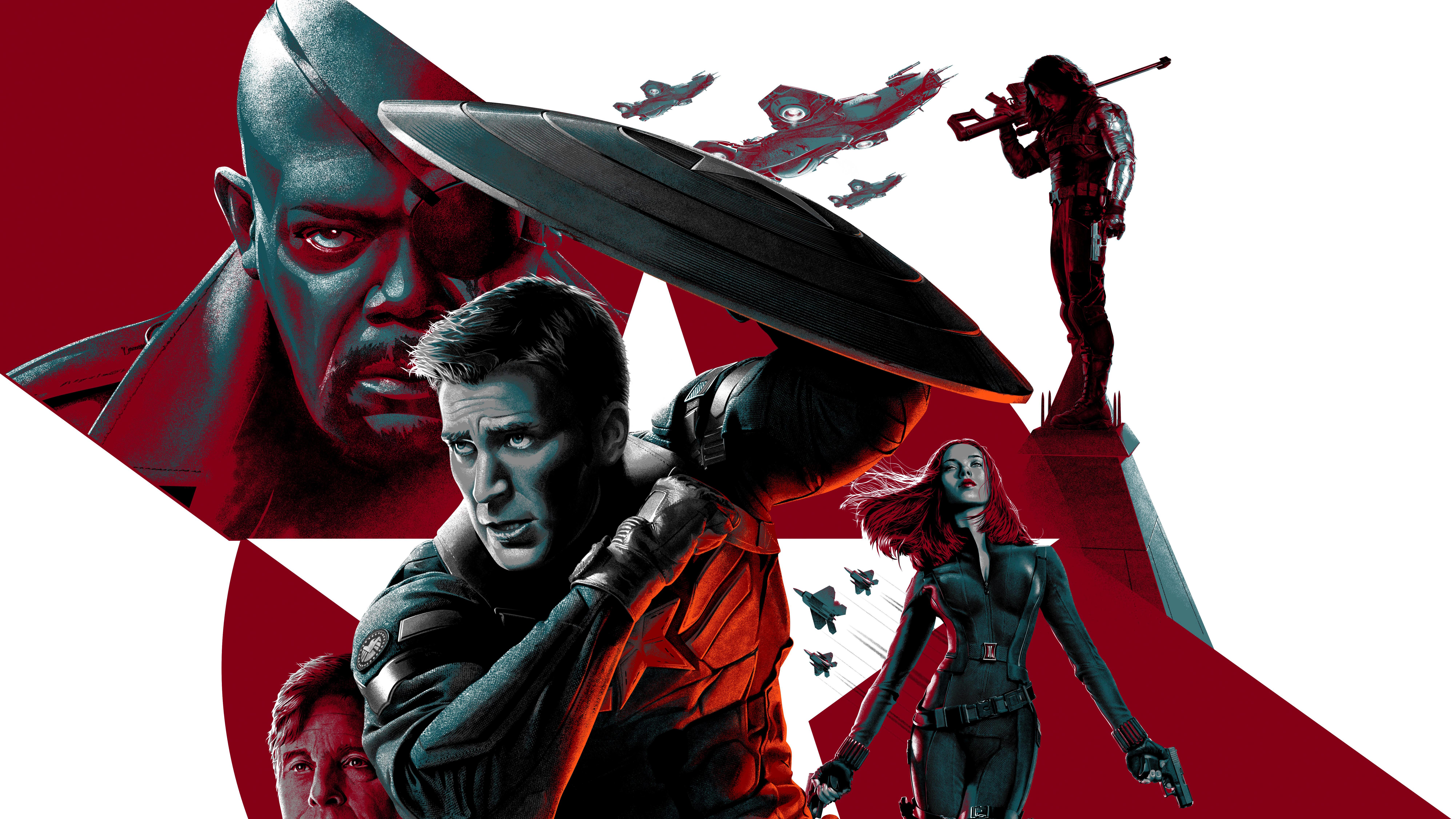 8007x4504 Captain America: The Winter Soldier 8k Ultra HD Gallery HD Wallpaper