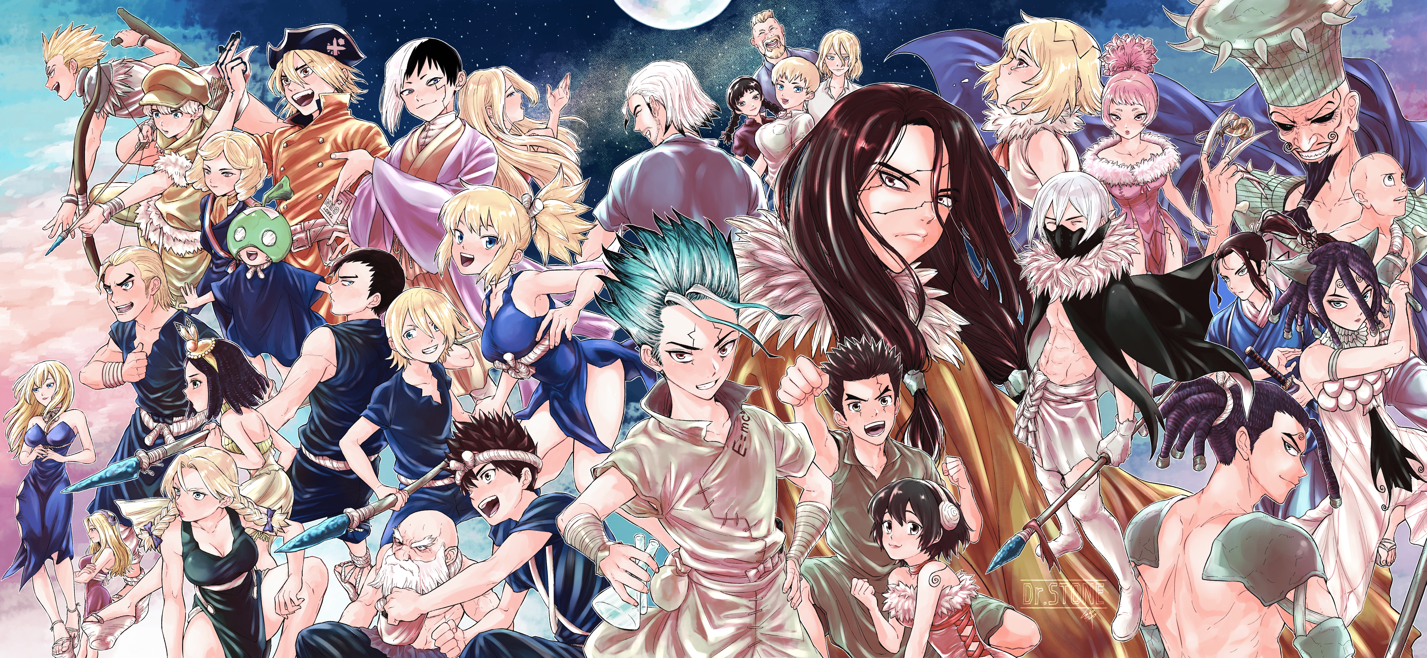 4568x2106 Ruri (Dr. Stone) HD Wallpaper and Background