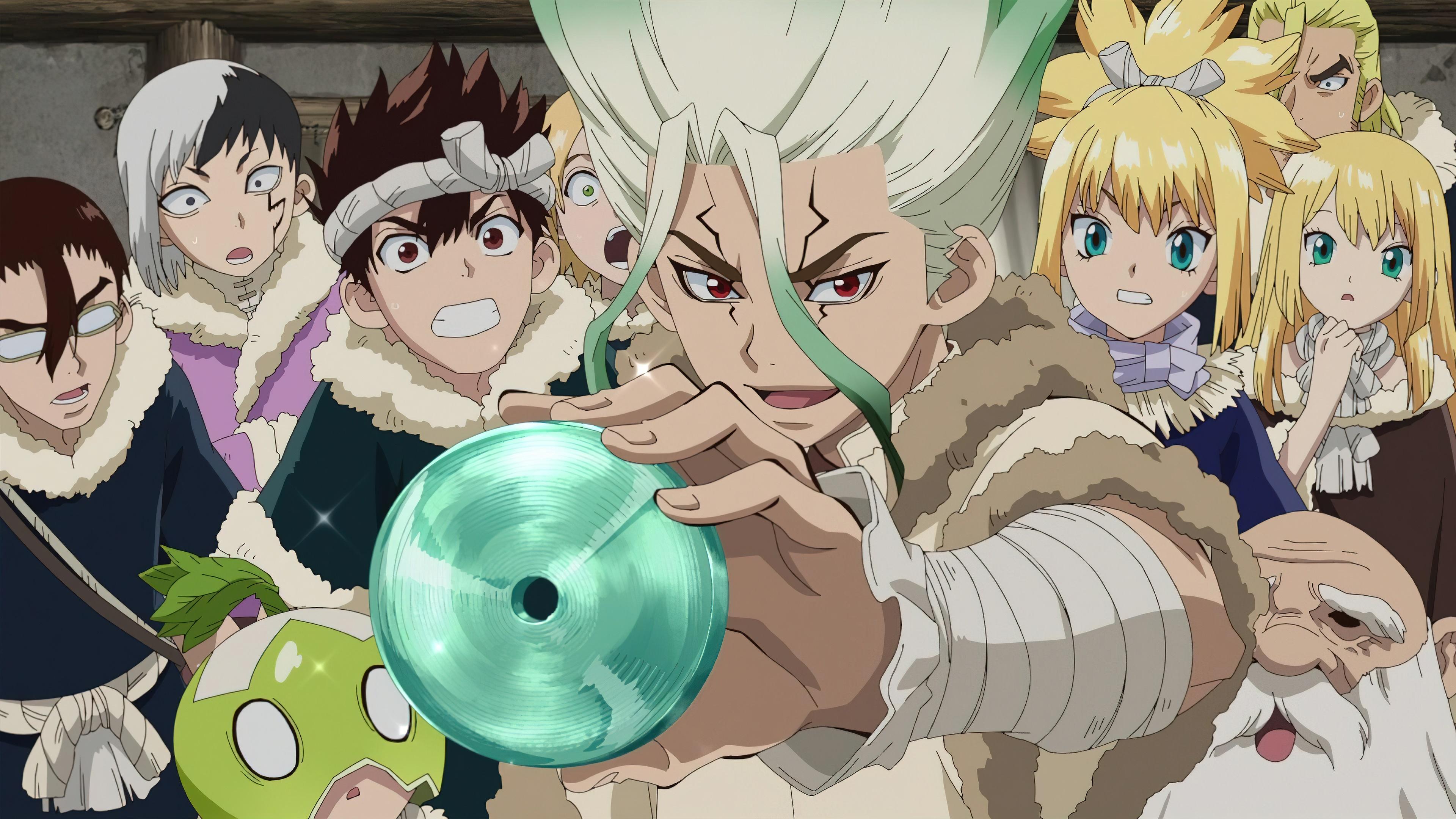 3840x2160 wallpaper, dr stone, anime, characters, 4k, HD Gallery HD Wallpaper
