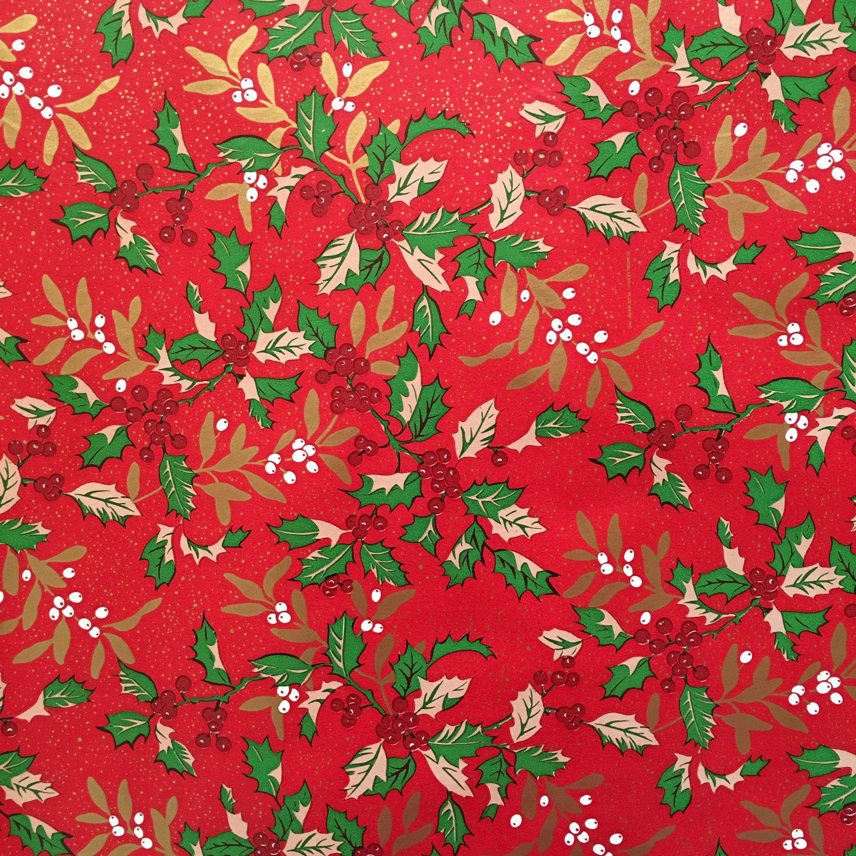 Christmas Wrapping Paper Texture