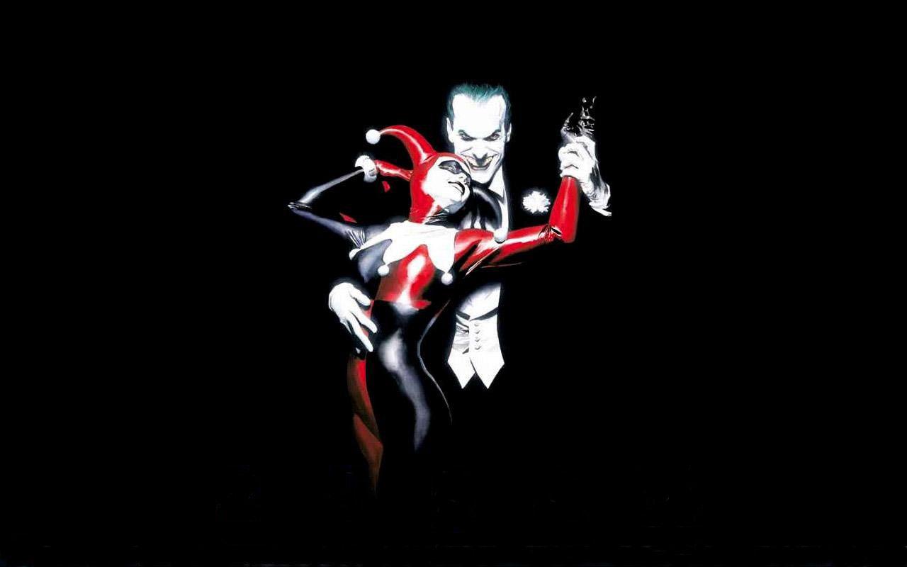 1280x800 Harley Quinn and Joker Wallpaper