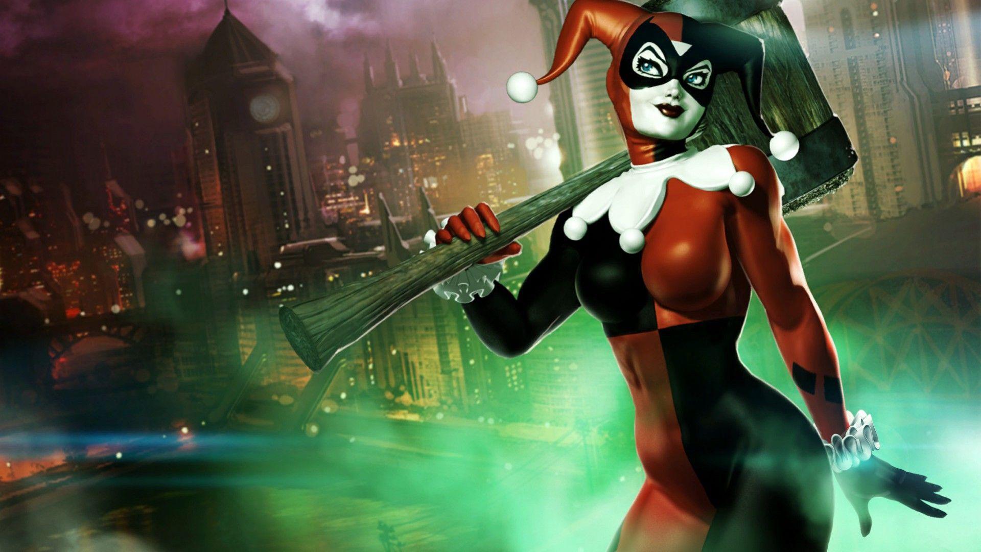 1920x1080 Joker Dc Universe Online Harley Quinn Wallpaper For Desktop
