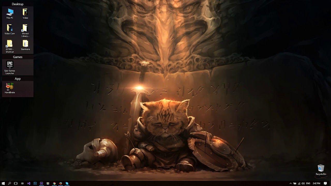 1280x720 DesktopHut Sad Cat Live Wallpaper