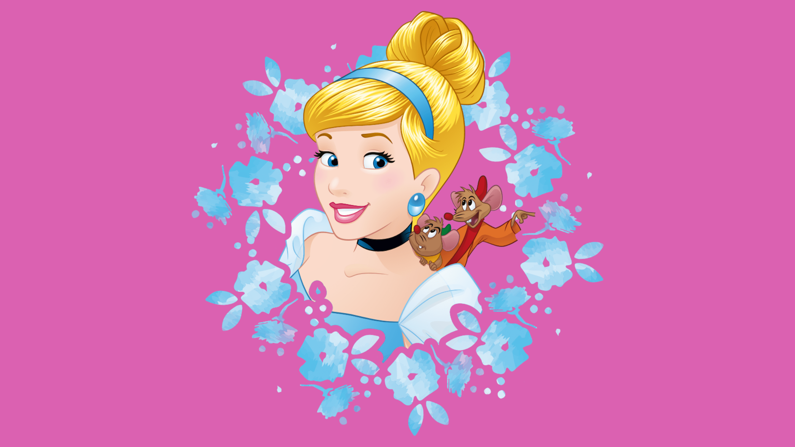 2560x1440 Disney Cinderella HD big wallpaper with beautiful picture