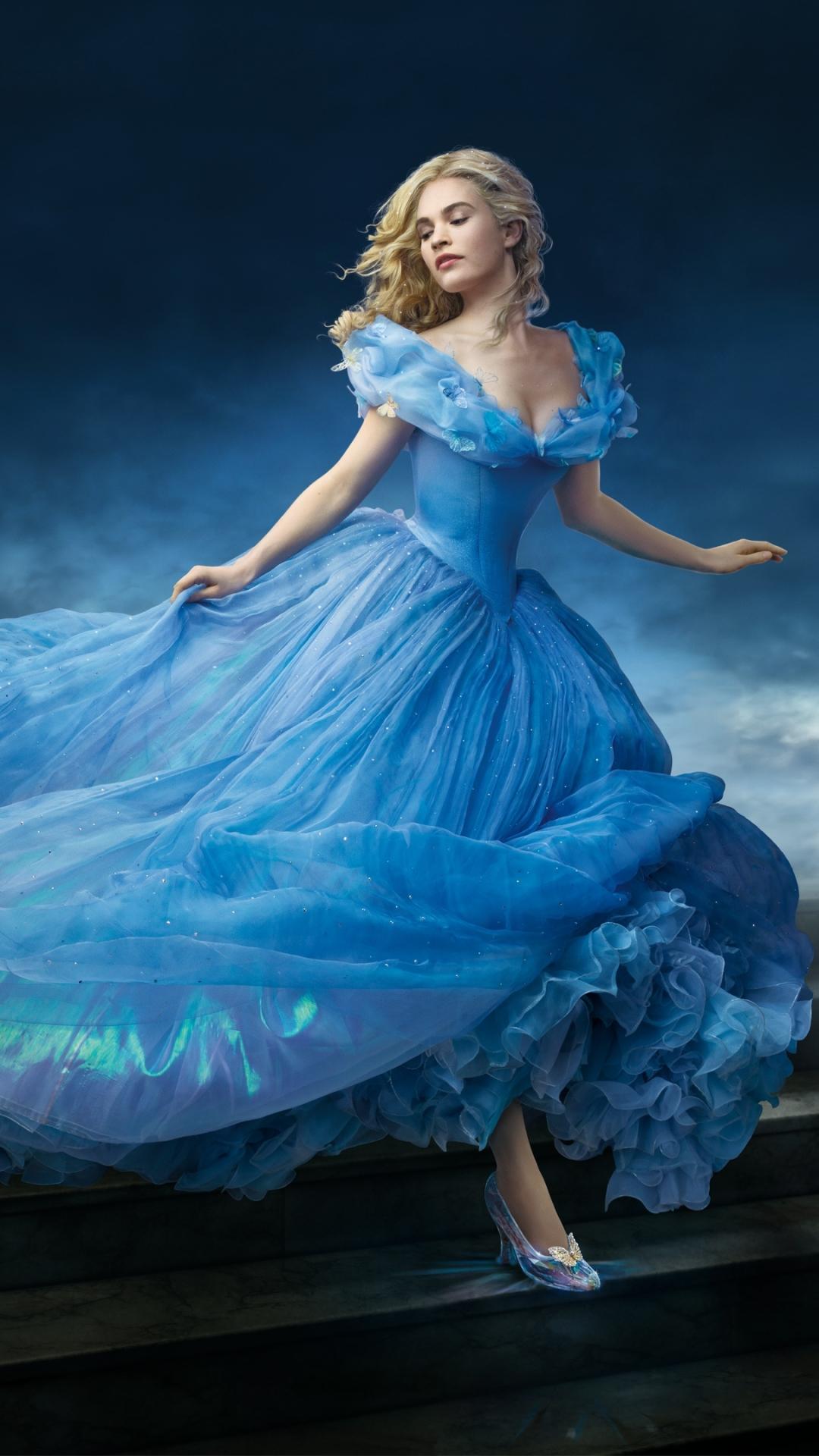 1080x1920 Cinderella (2015) Phone Wallpaper