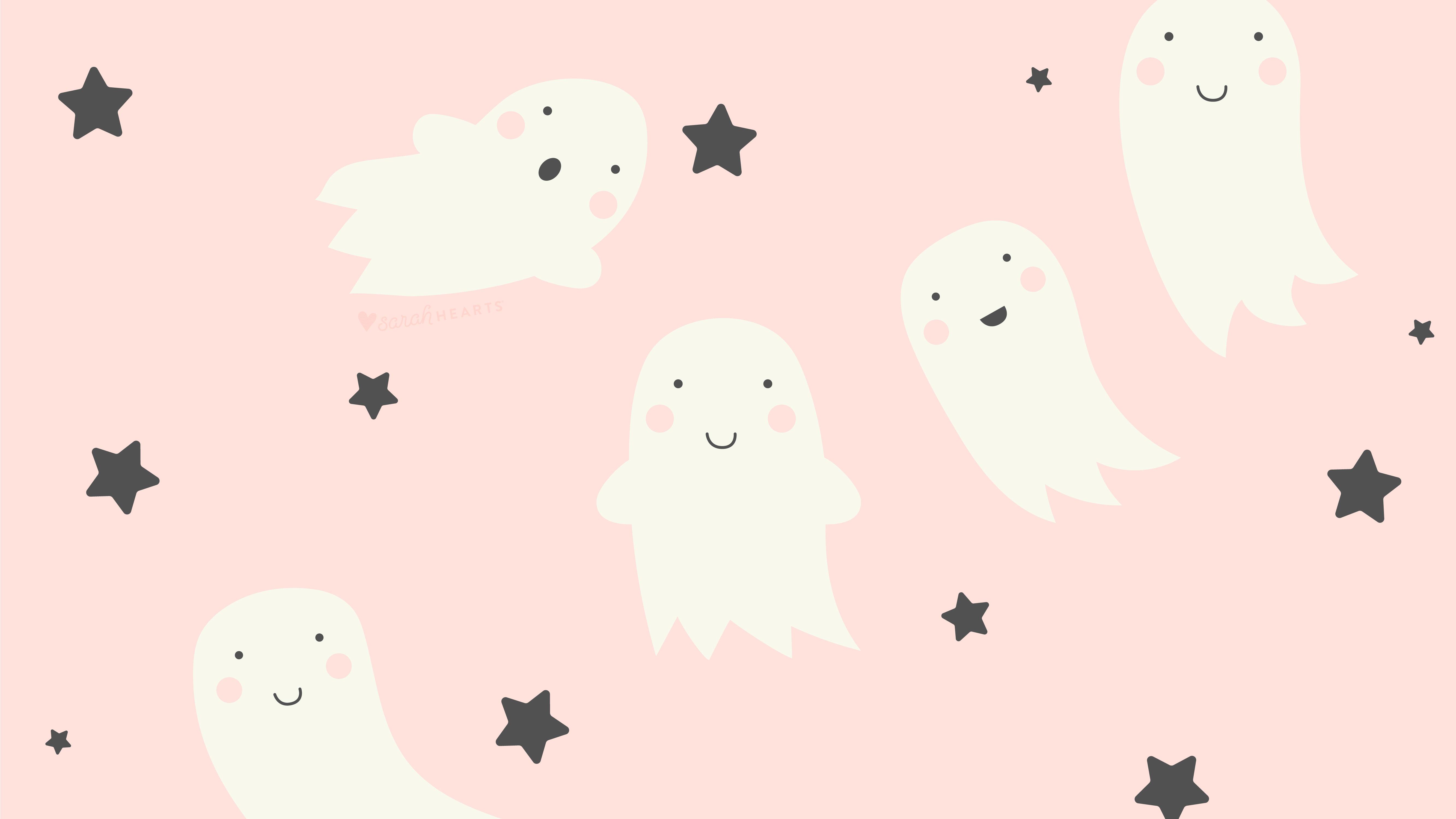 5334x3000 October 2020 Ghost Calendar Wallpaper