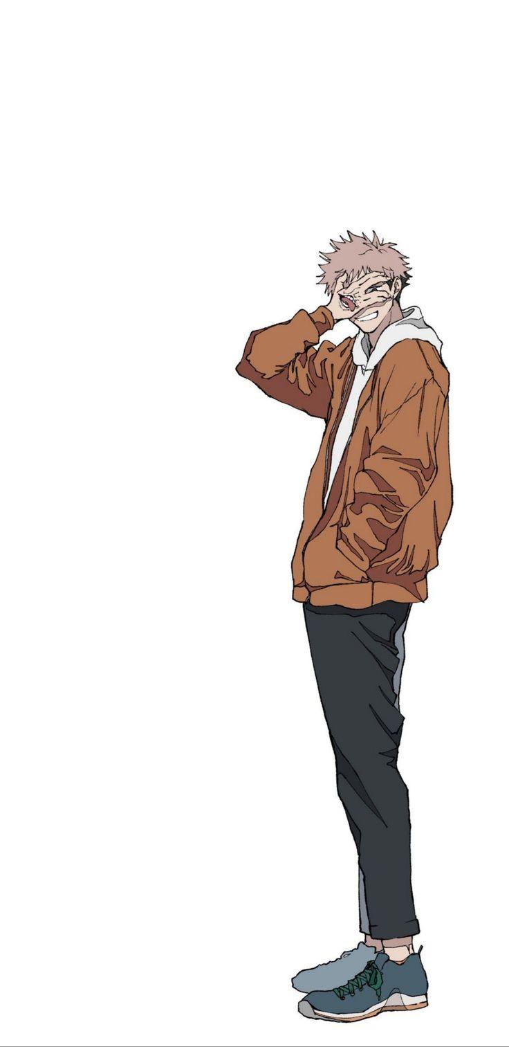 736x1513 Yuji Itadori Aesthetic Minimalist Wallpaper. Anime wallpaper iphone, Anime wallpaper phone, Minimalist wallpaper