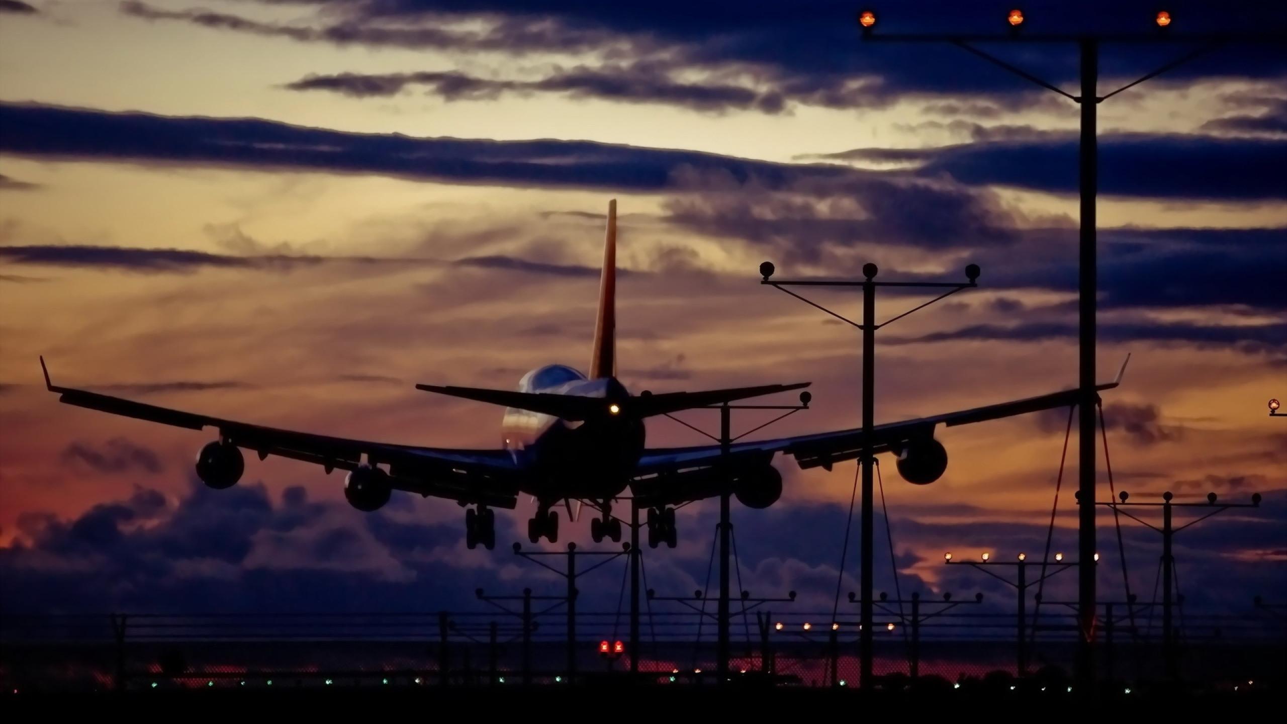 2560x1440 plane, sky, traffic 1440P Resolution Wallpaper, HD Other 4K Wallpaper, Image, Photo and Background