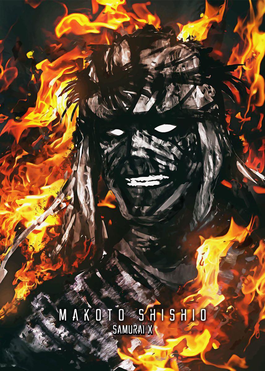 857x1200 Samurai X Makoto Shishio' Poster
