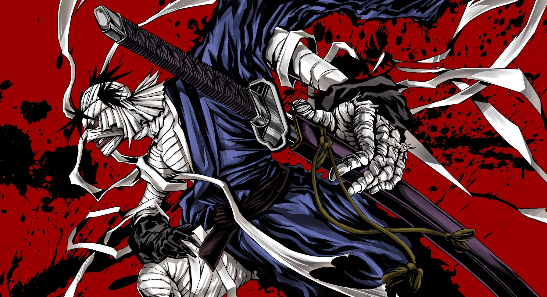 1794x974 shishio makoto (rurouni kenshin) drawn