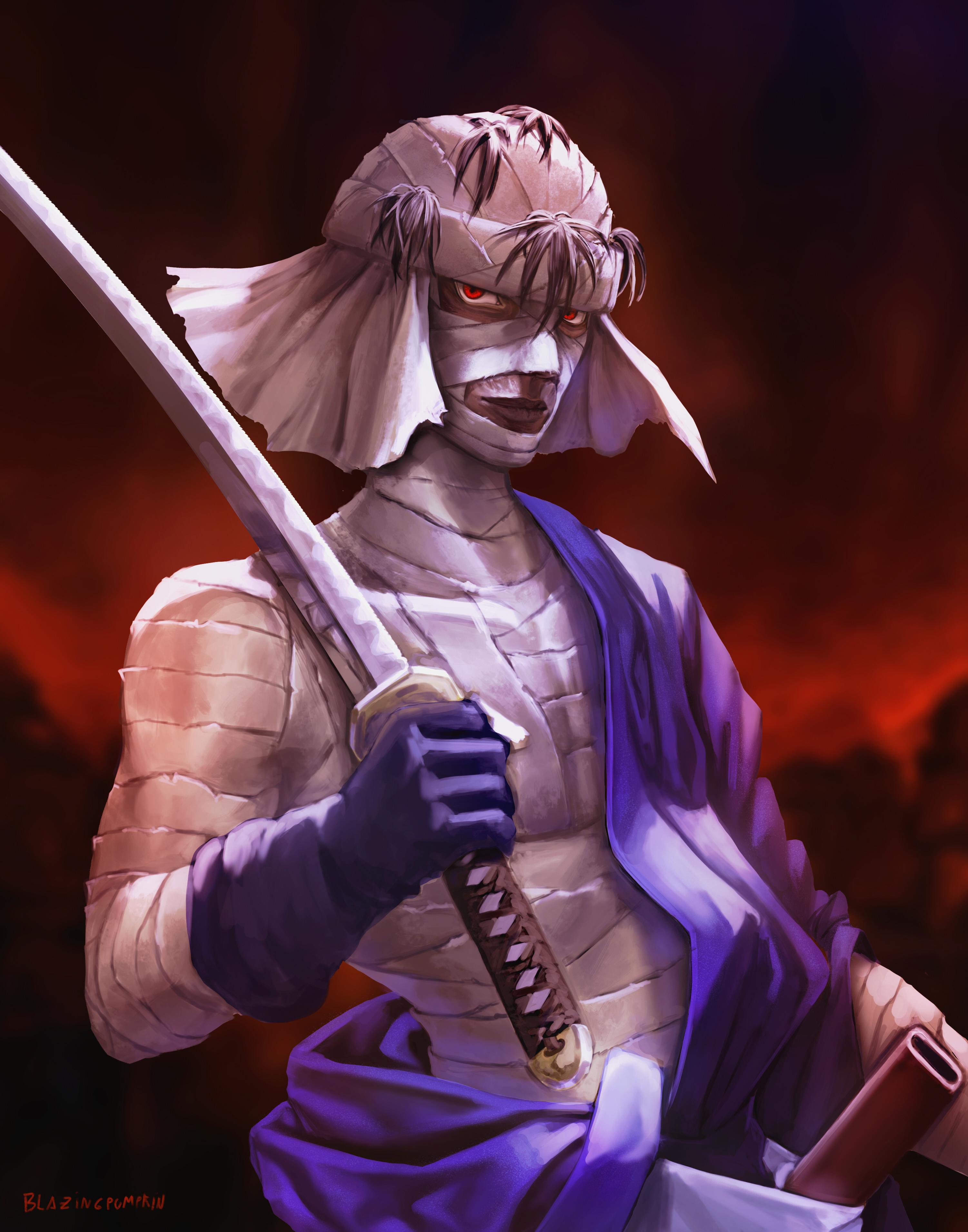 3002x3823 Makoto Shishio by blazingpumpkinart on Newgrounds