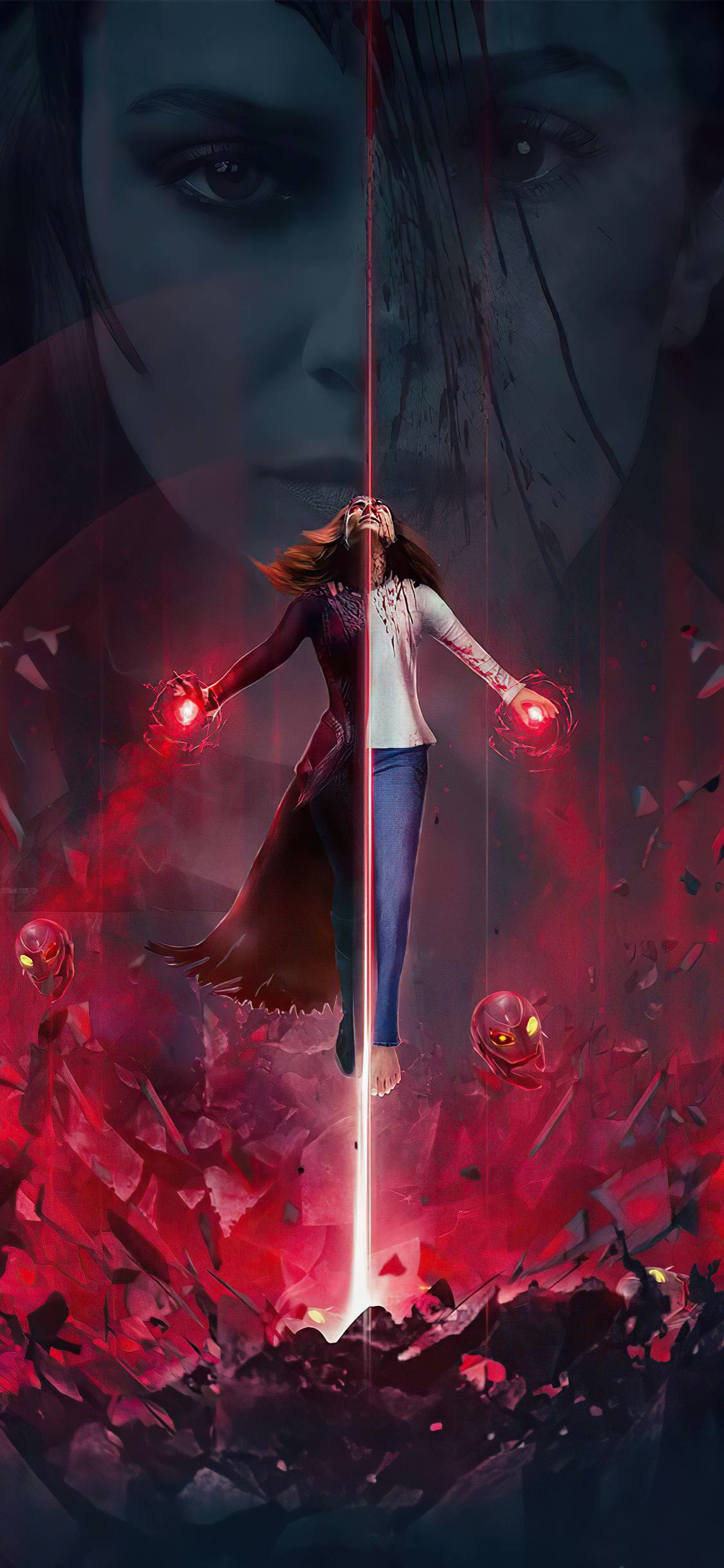 1125x2436 Scarlet Witch Of Mcu iPhone XS, iPhone iPhone X HD 4k Wallpaper, Image, Background, Photo and Picture