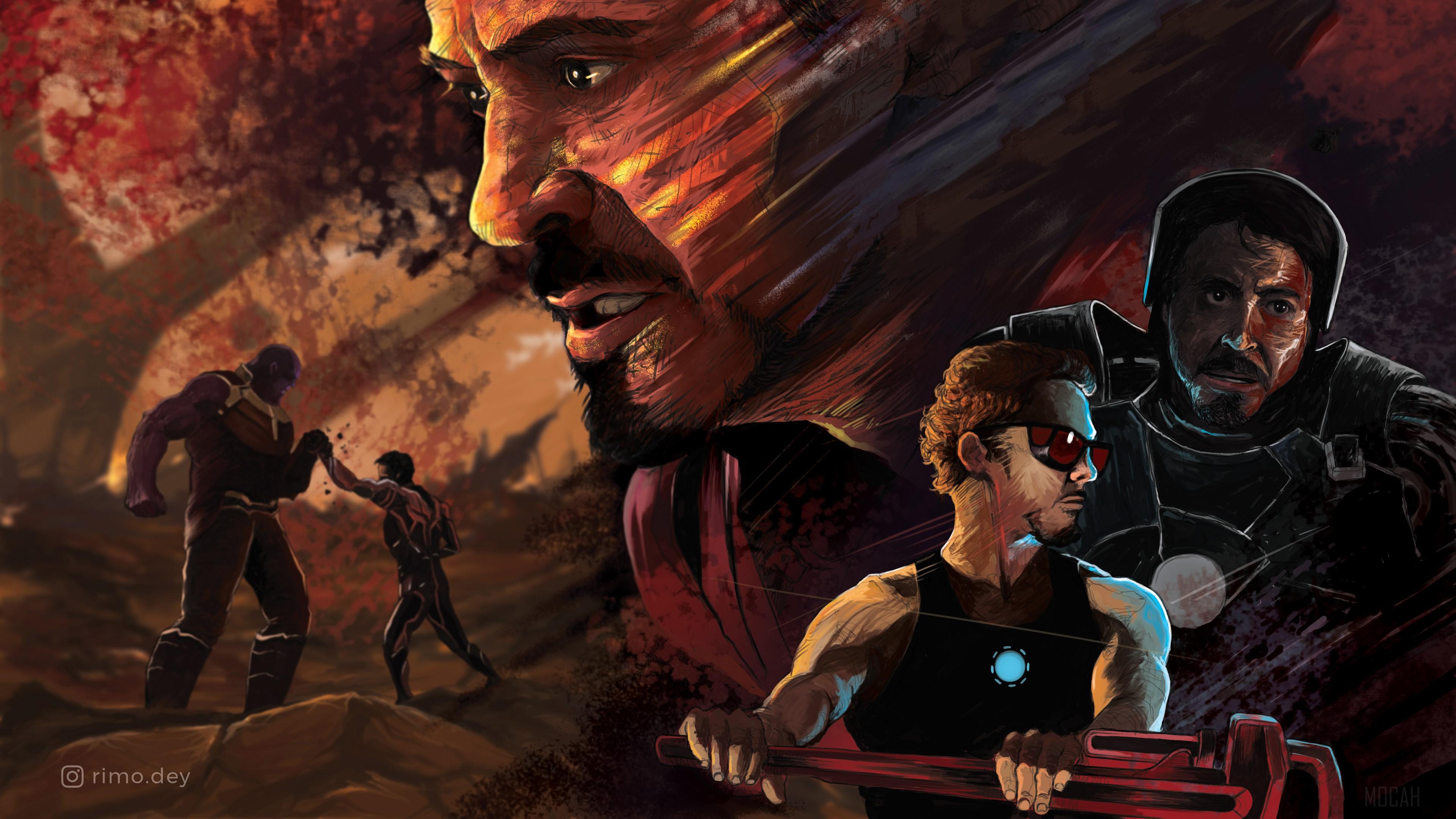 3840x2160 Avengers End Game Iron Man 4k Gallery HD Wallpaper