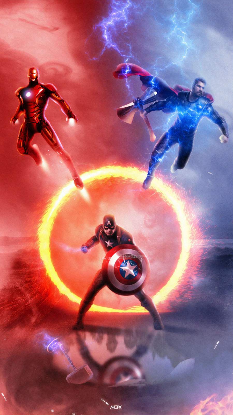 900x1600 Avengers Endgame Trinity IPhone Wallpaper Wallpaper : iPhone Wallpaper
