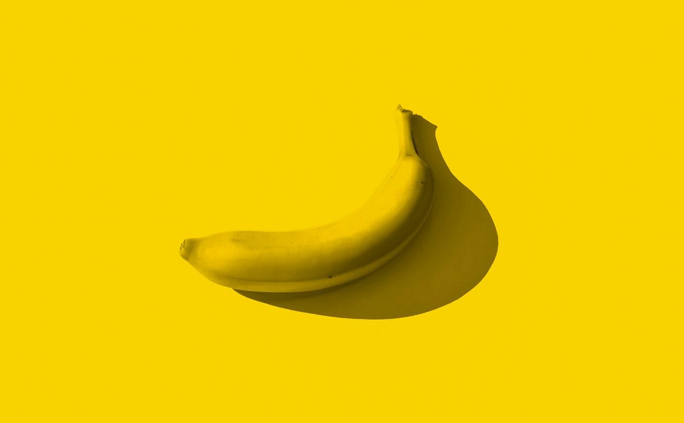 1409x871 yellow background, amarillo, bananas, fruit, yellow Gallery HD Wallpaper
