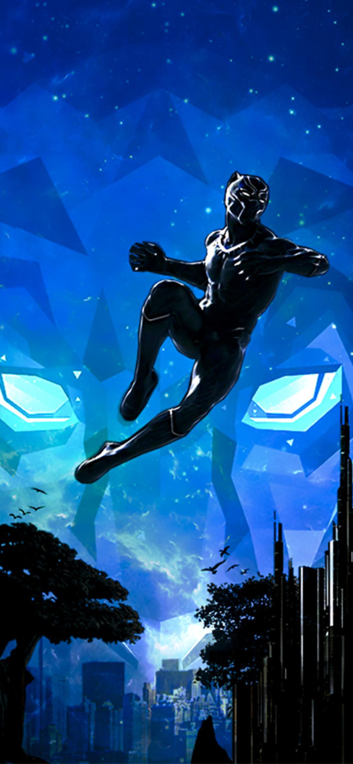 1125x2436 Black Panther Marvel Cinematic Universe Artwork iPhone XS, iPhone iPhone X HD 4k Wallpaper, Image, Background, Photo and Picture