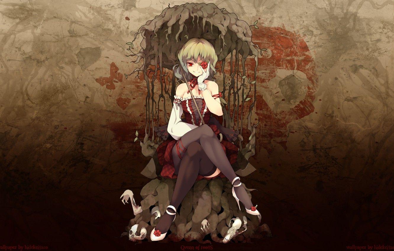 1332x850 Wallpaper roots, butterfly, blood, rose, skull, stockings, blood