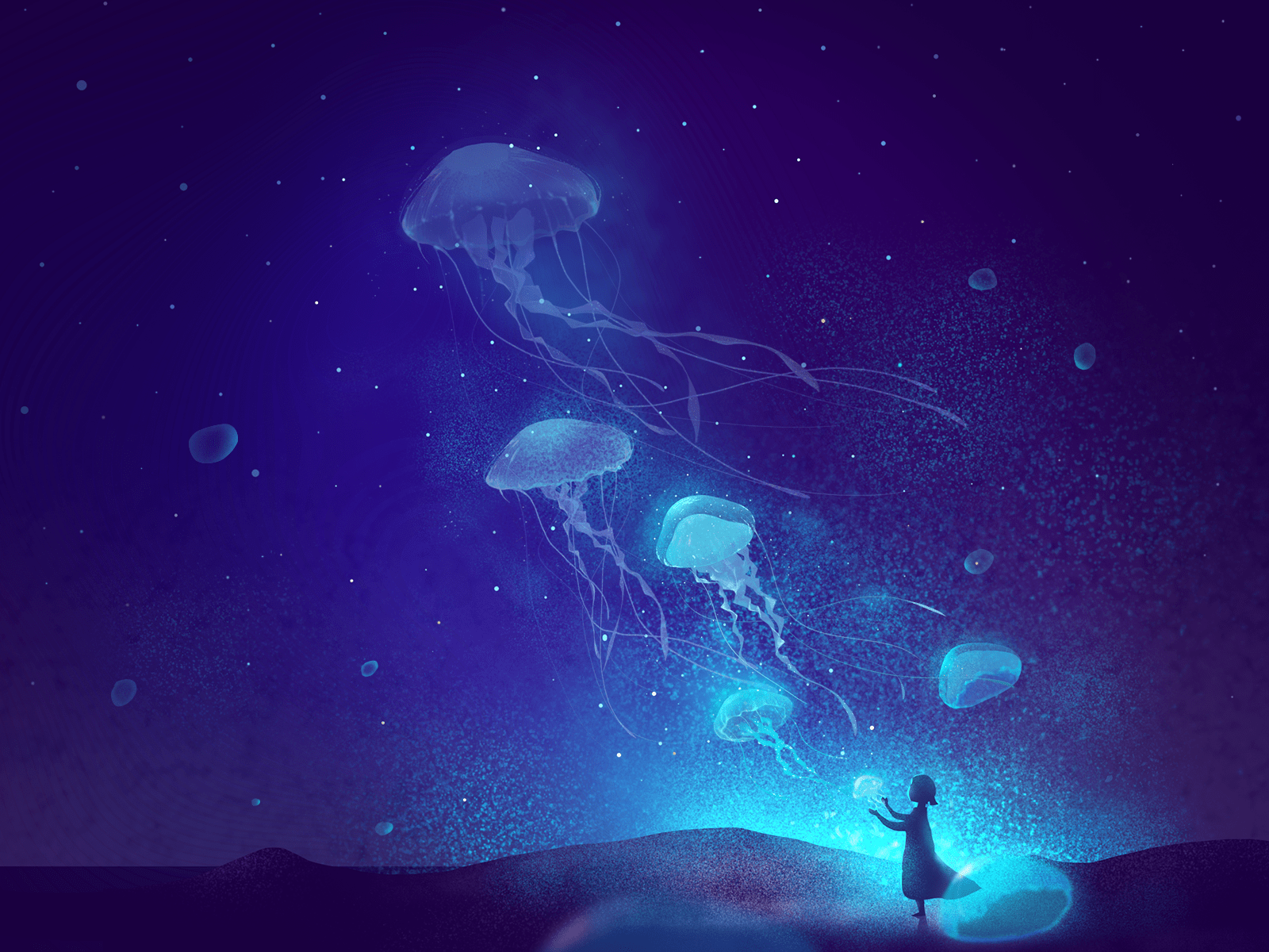 Jellyfish Art Wallpapers - Top Free Jellyfish Art Backgrounds ...