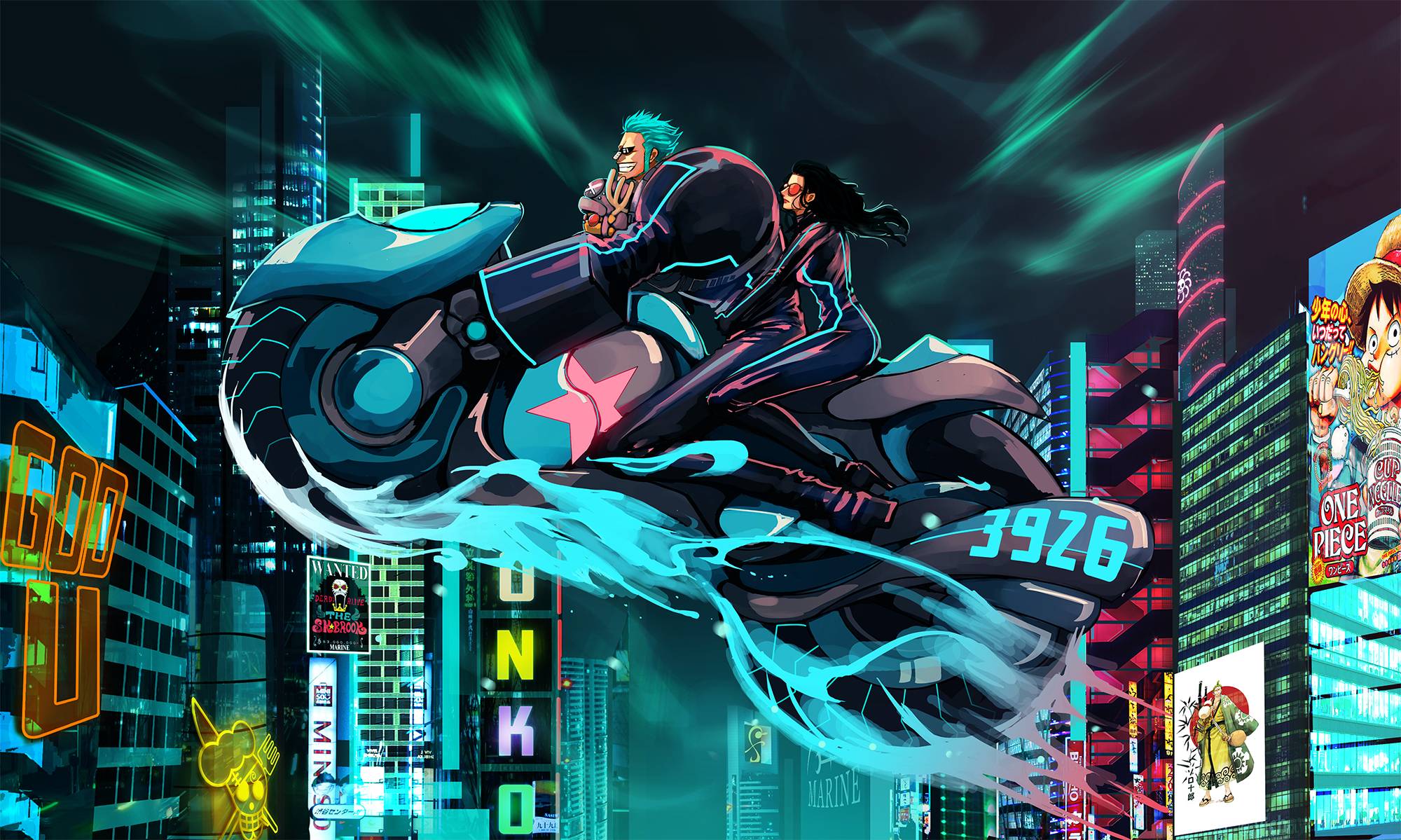 2000x1199 Cool One Piece HD Wallpaper, HD Anime 4K Wallpaper, Image and Background