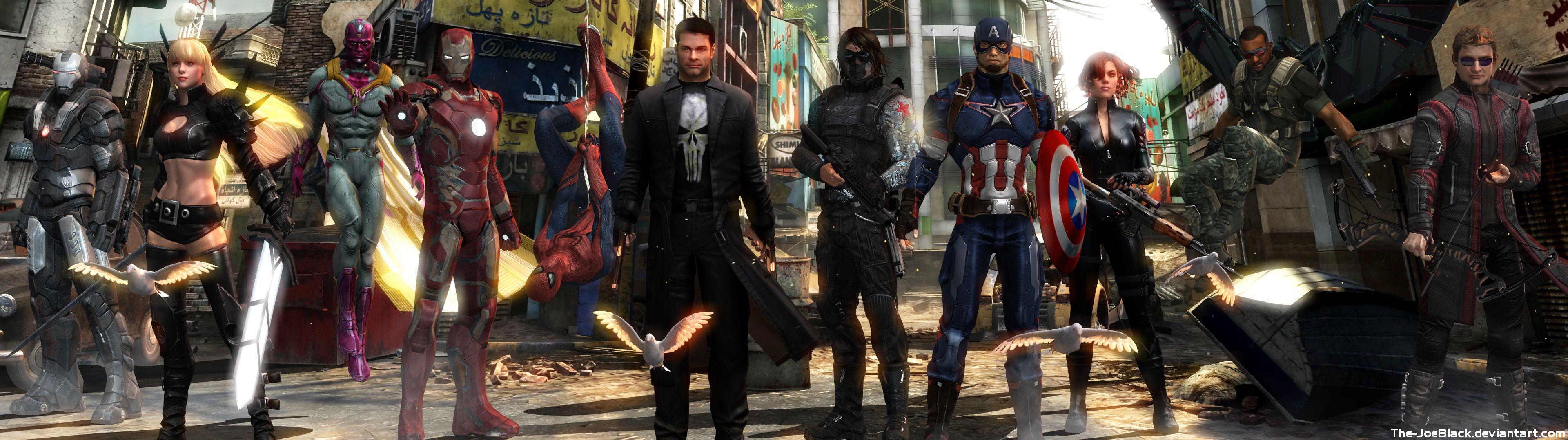 3840x1080 marvel avengers wallpaper 1920×1080 dual monitors 8. Dual Monitor