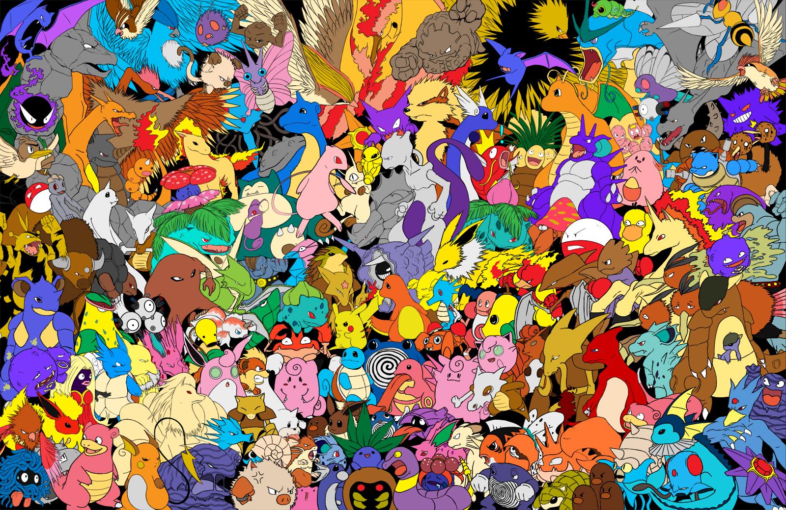 1600x1040 Original Pokemon Wallpaper