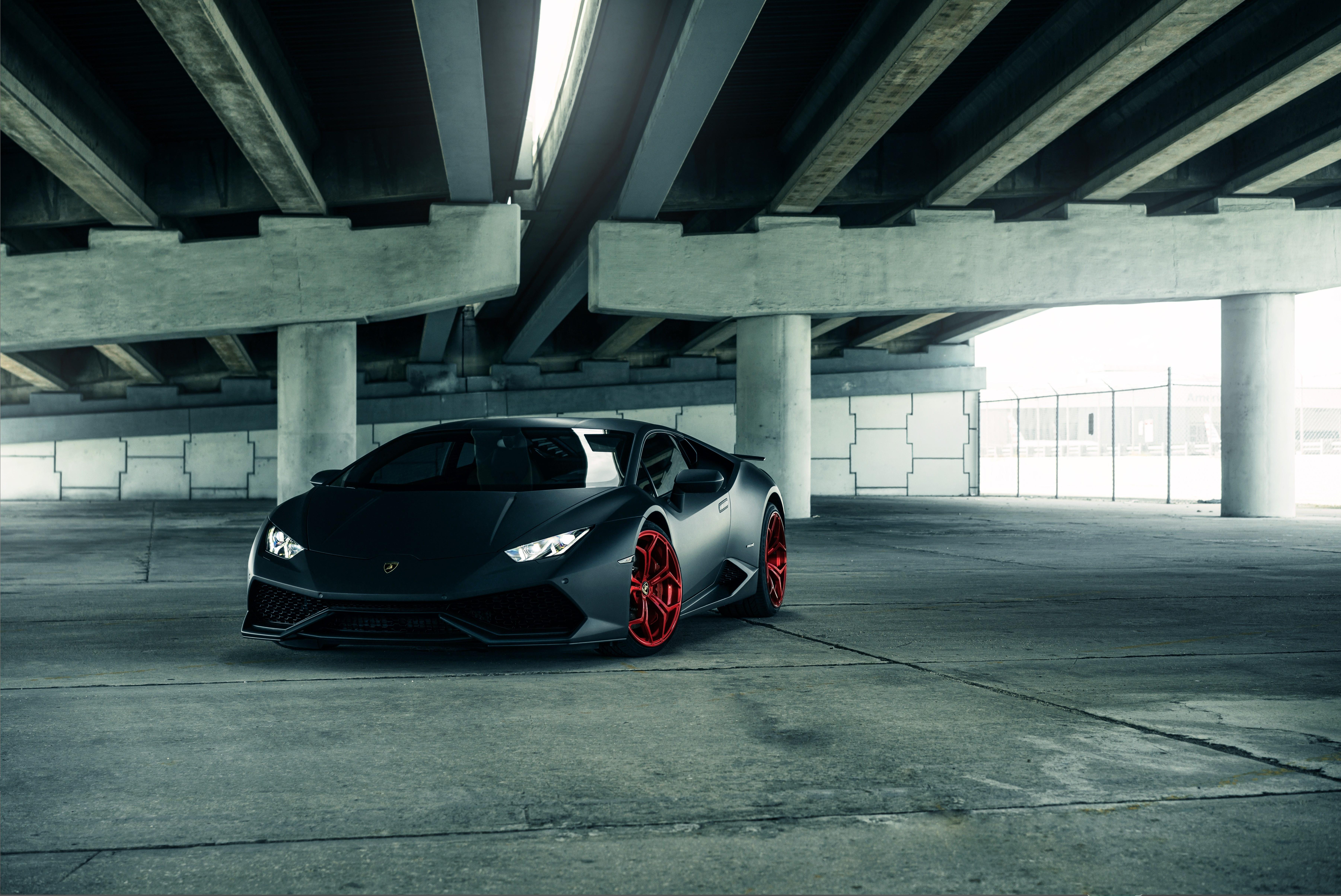 7204x4814 4K, 5K, 6K, 7K, Huracan Matte LP610 4 Vellano, Lamborghini, Black Gallery HD Wallpaper