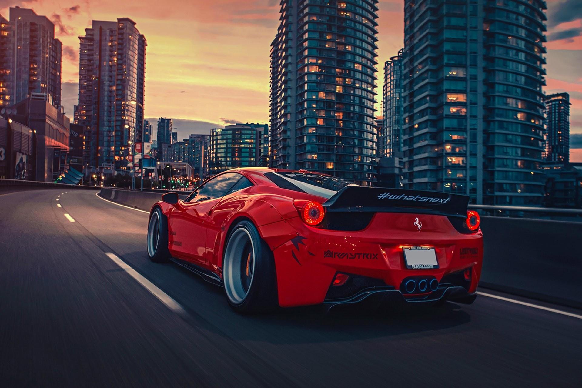 1920x1280 Red Car Wallpaper