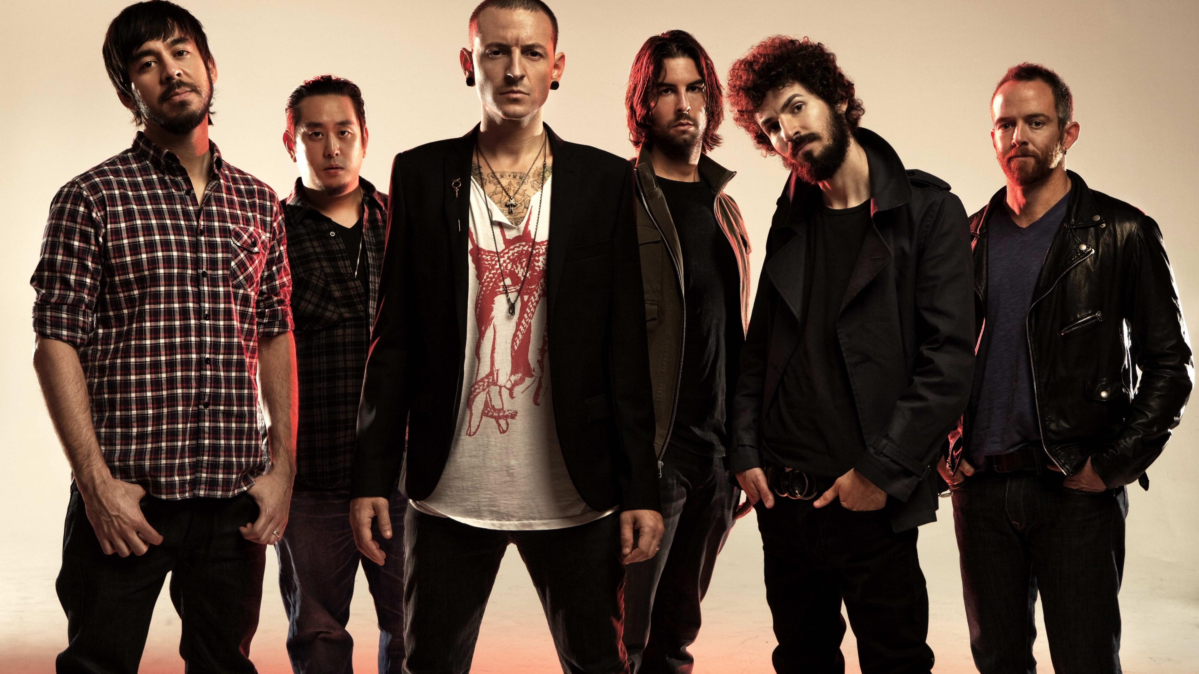 3840x2160 Wallpaper Linkin Park, Top music artist and bands, Chester Bennington, Mike Shinoda, Brad Delson, Dave Farrell, Music