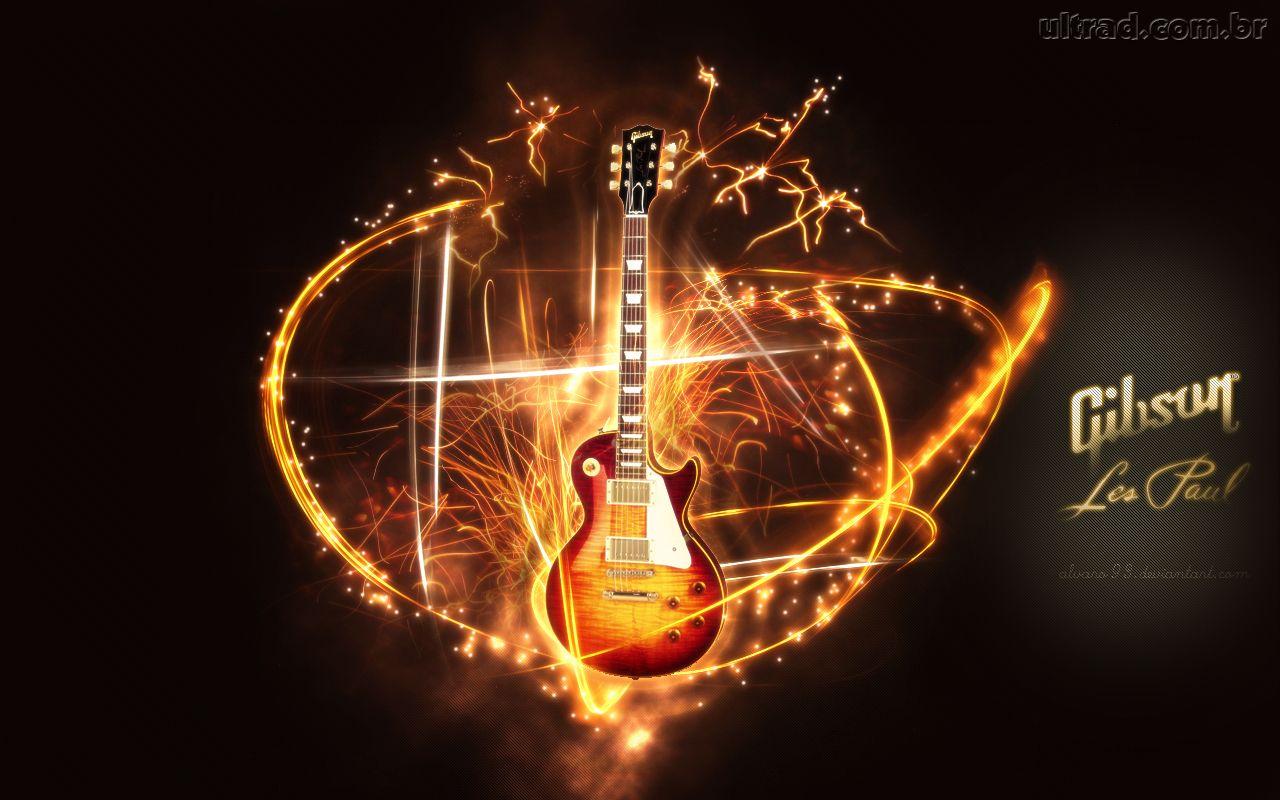 1280x800 Les Paul Guitar Wallpaper
