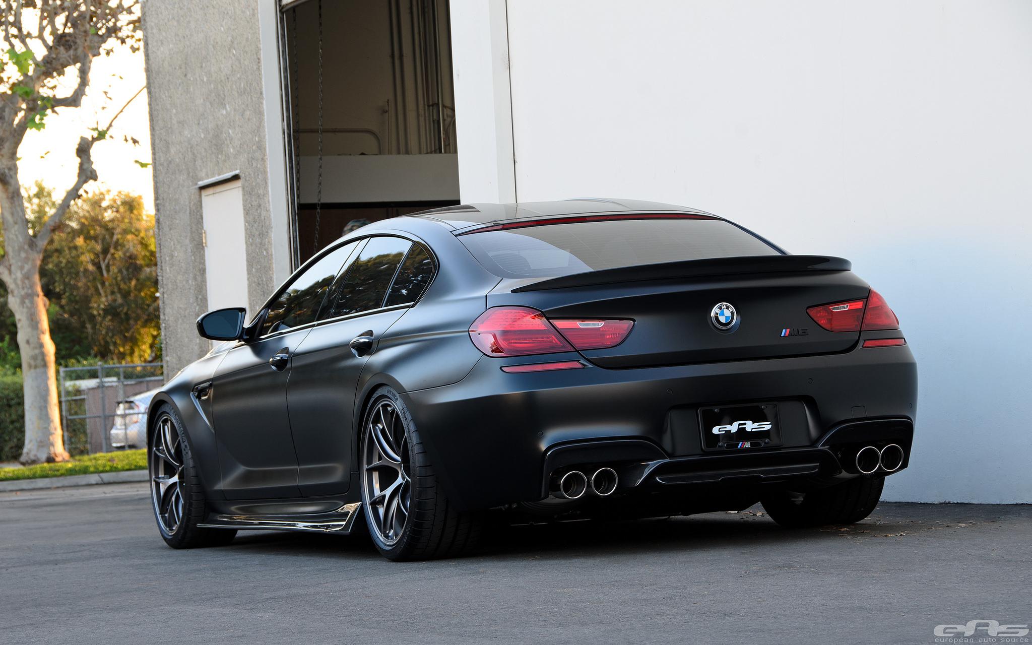 2048x1280 Frozen Black BMW M6 Gran Coupe