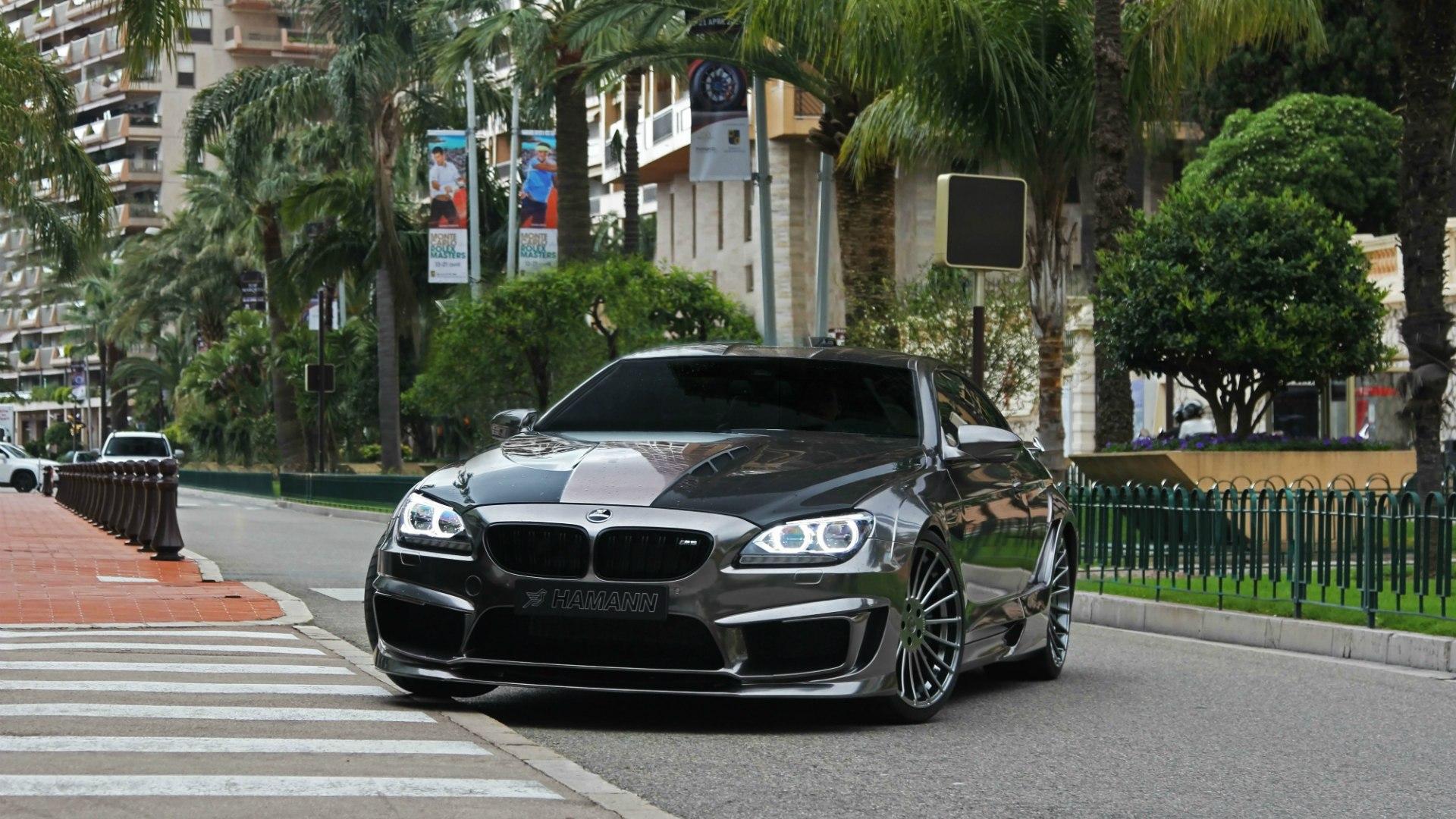 1920x1080 Black BMW M6 by Hamann Mirror Desktop wallpaper 1400x1050