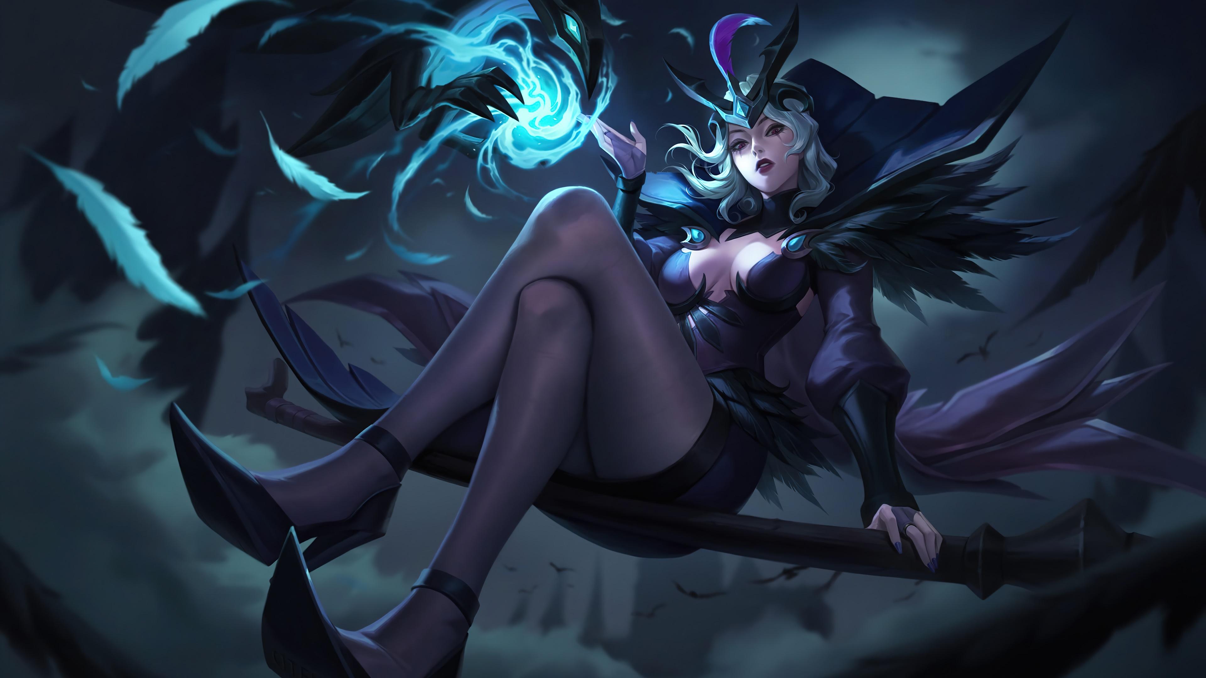 3840x2160 leblanc, lol, league of legends, game, art, 4k, pc Gallery HD Wallpaper