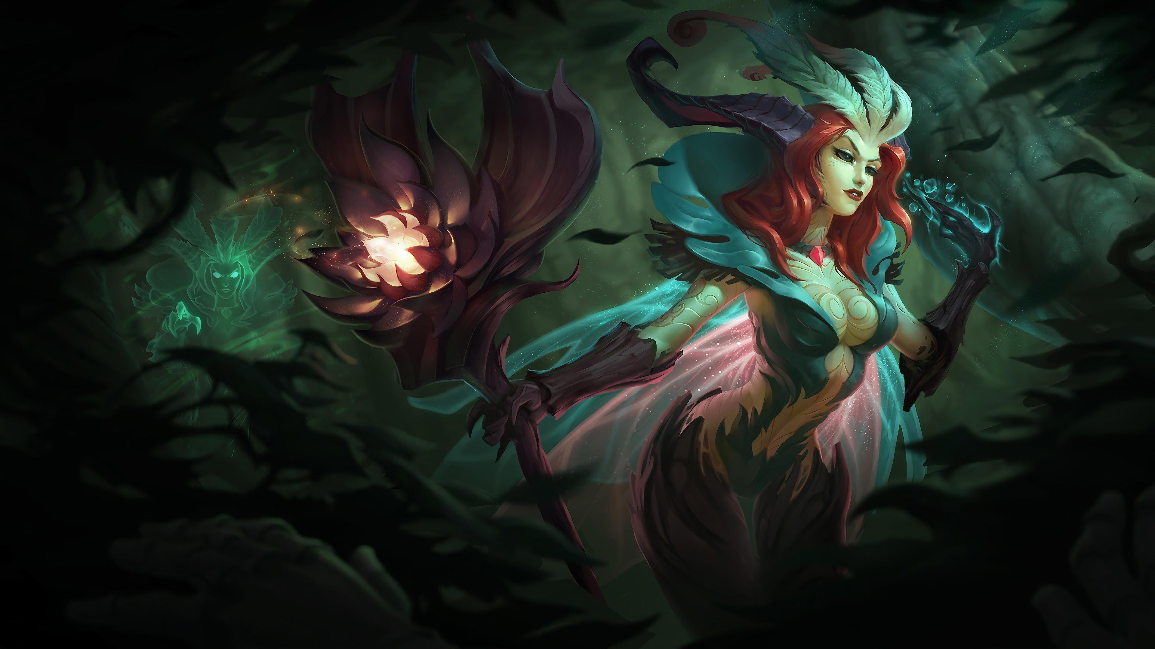 3840x2160 Wallpaper 4k Elderwood LeBlanc LoL Splash Art League of Legends Wallpaper