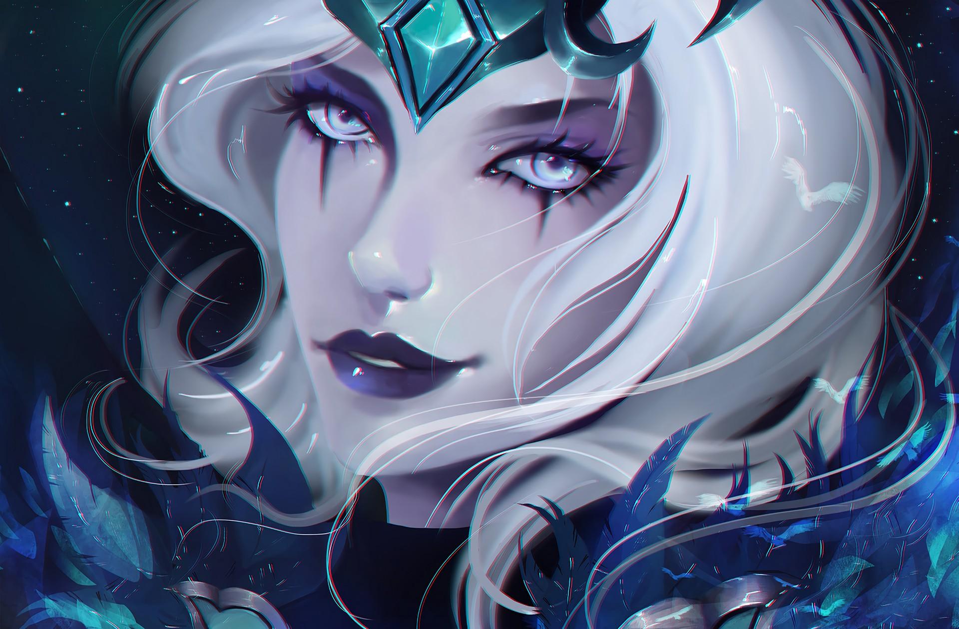 1920x1260 Ravenborn LeBlanc Portrait. Wallpaper & Fan Arts. League Of Legends