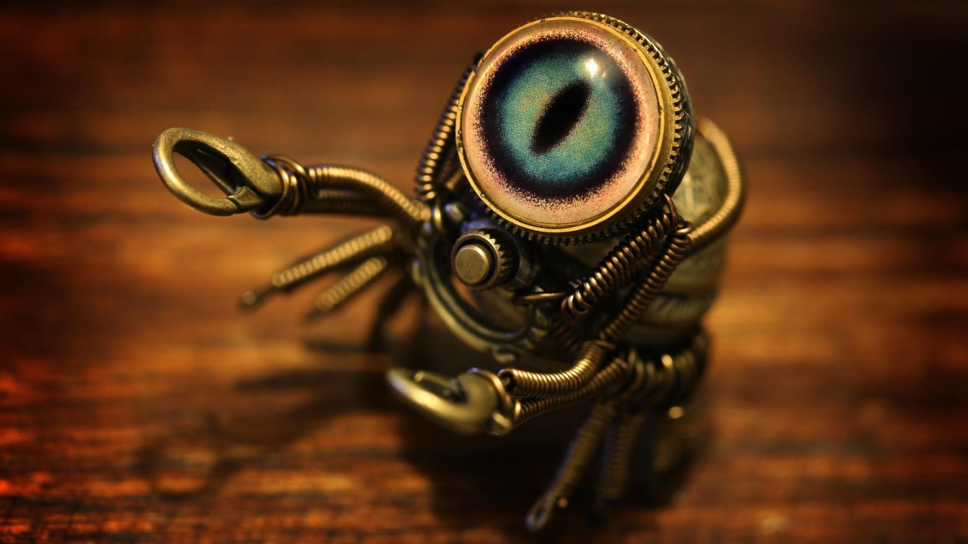 1920x1080 Robot Spider Steampunk Desktop wallpaper 1920x1080