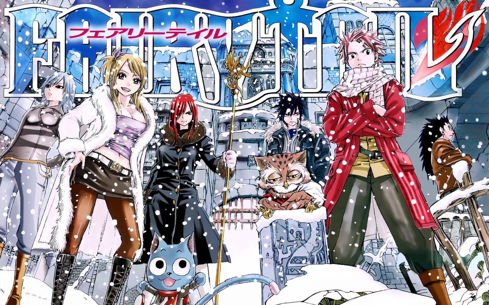 1600x1000 Fairy Tail Winter Wallpaper