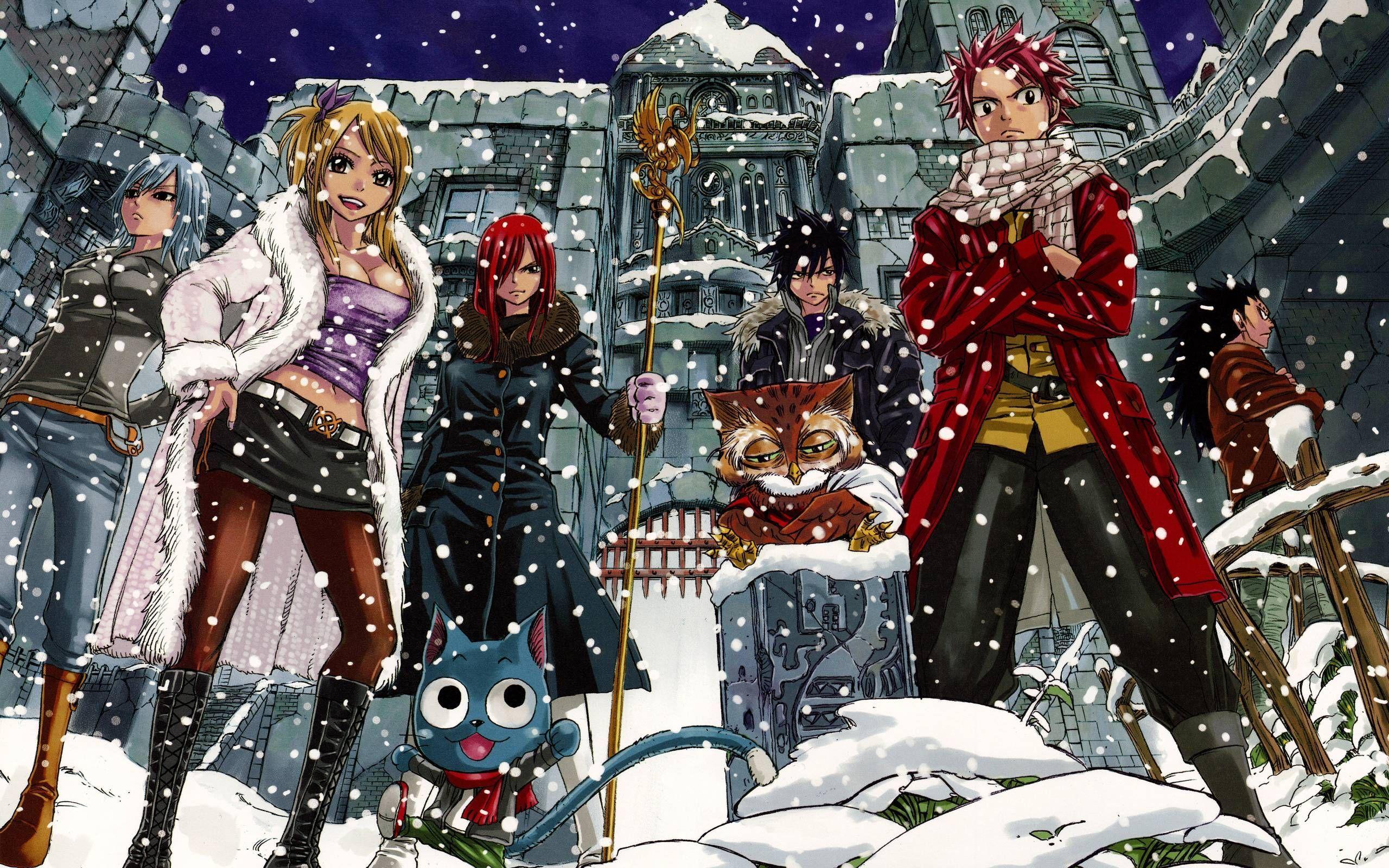 2560x1600 Fairy Tail Winter Wallpaper