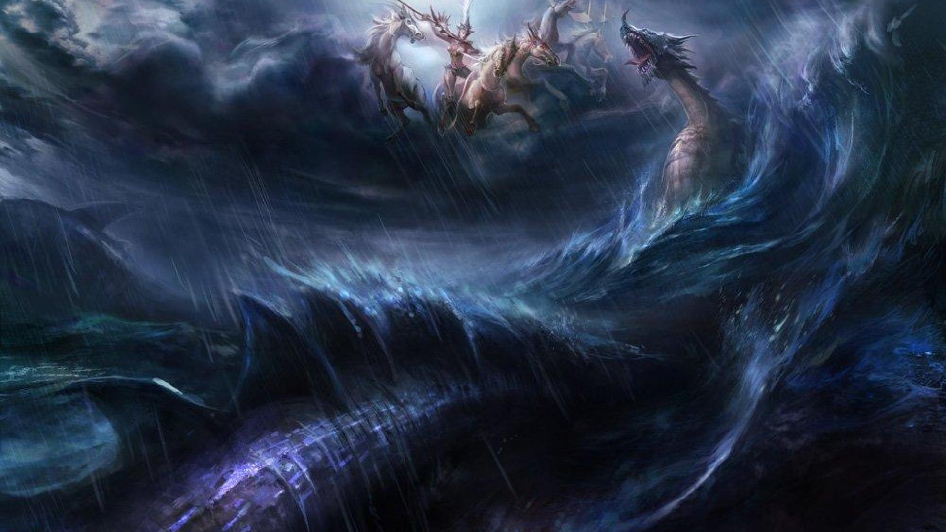 1920x1080 Sea Monsters Wallpaper