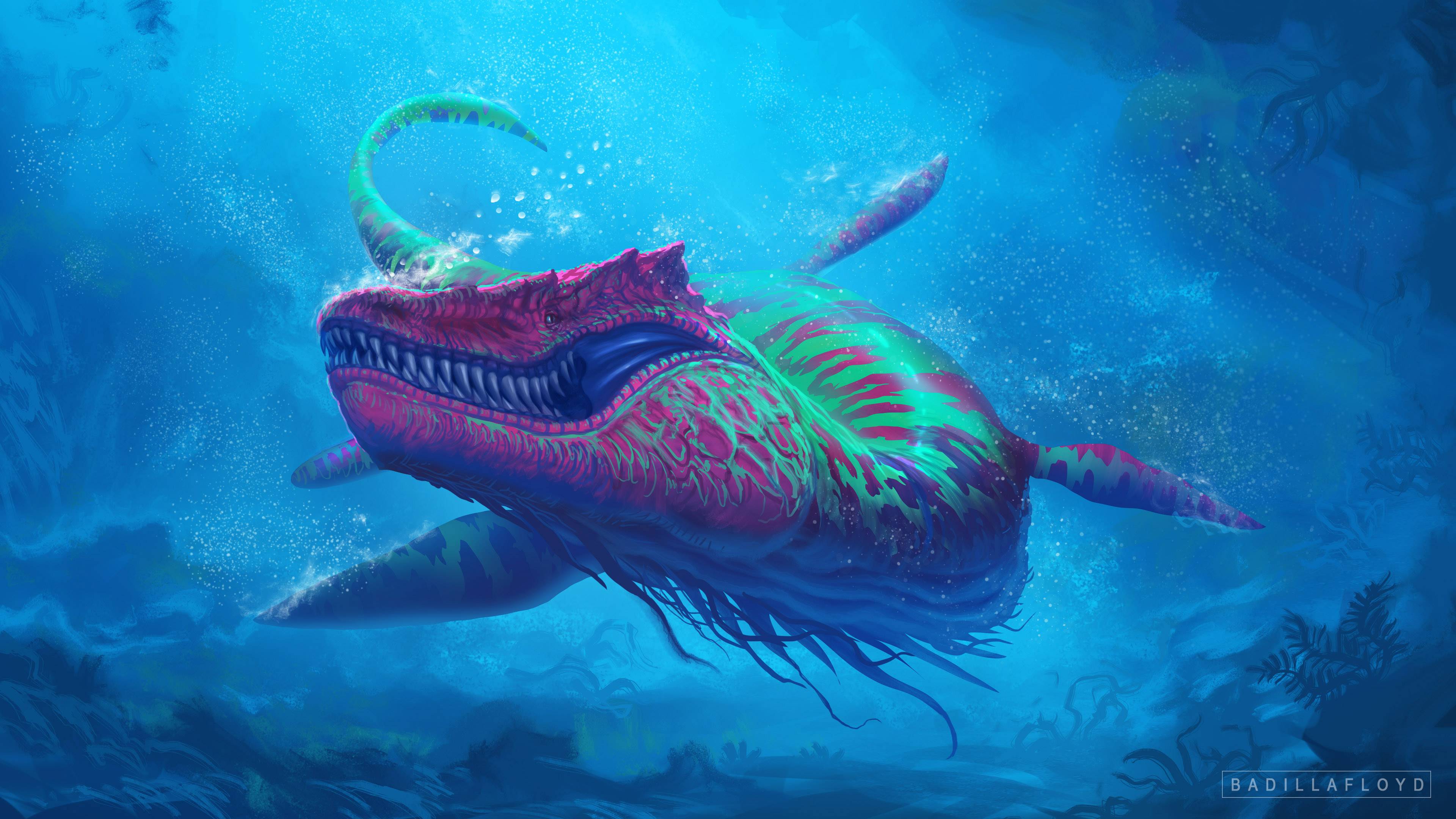3840x2160 Under Water Creature 4k HD 4k Wallpaper, Image, Background, Photo and Picture