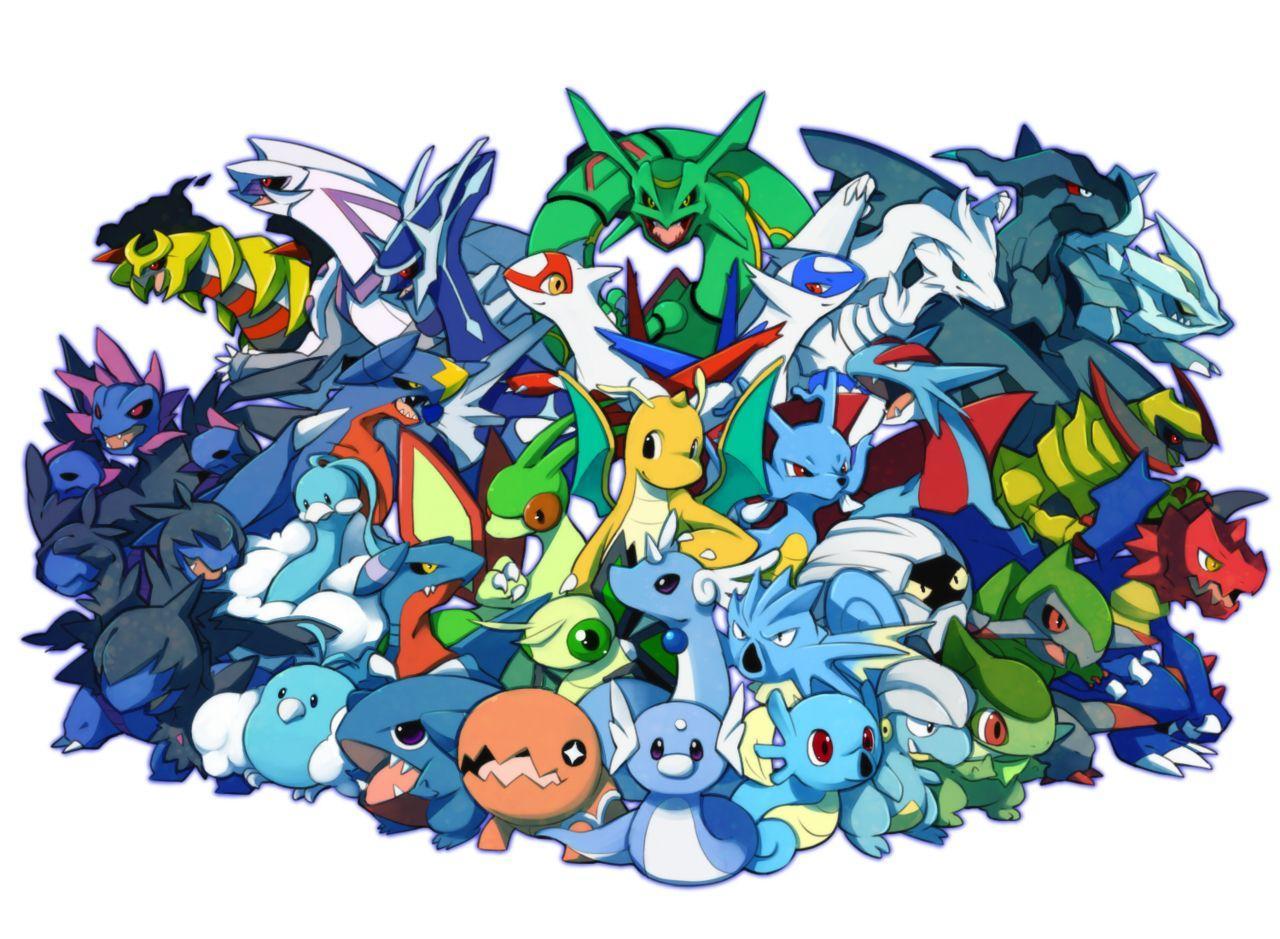 1280x939 Dragon Type Pokémon Wallpaper
