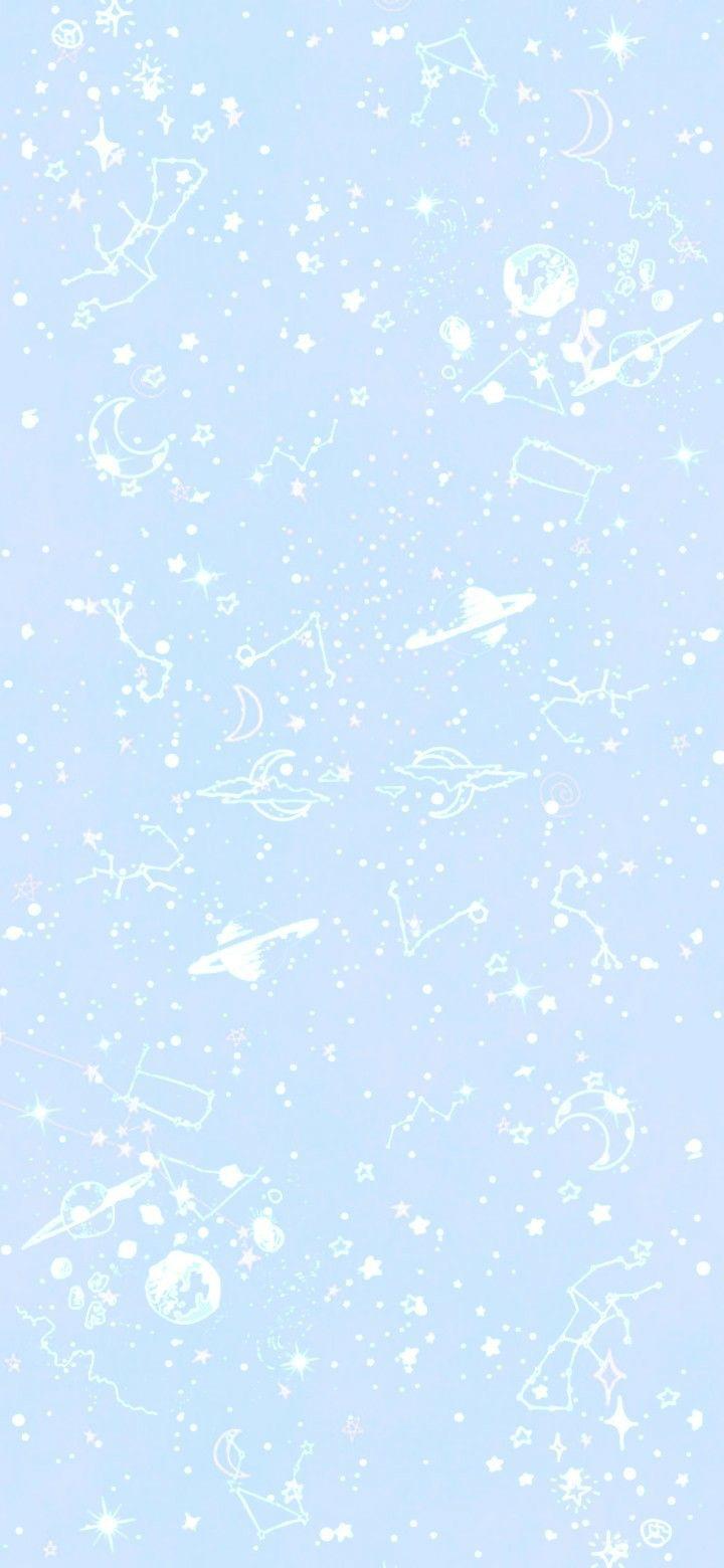 720x1560 Wallpaper Blue Galaxy