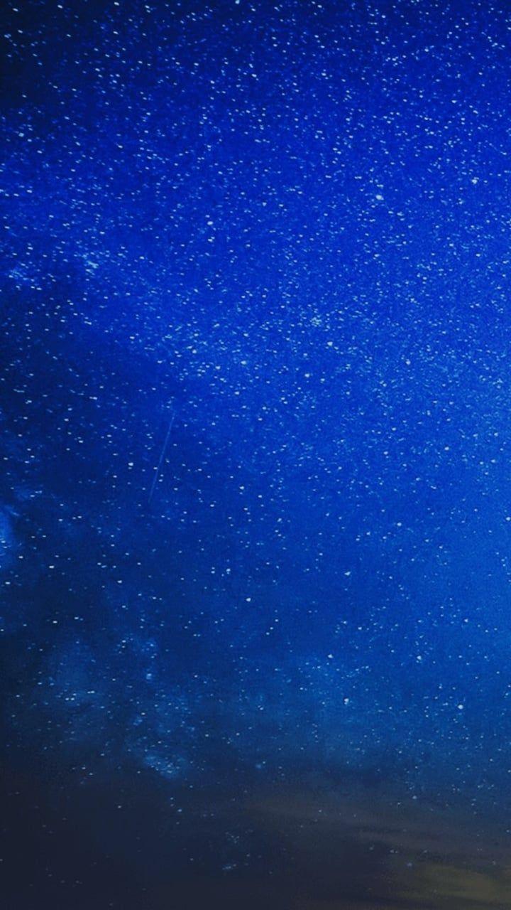 720x1280 Blue Galaxy iPhone Wallpaper