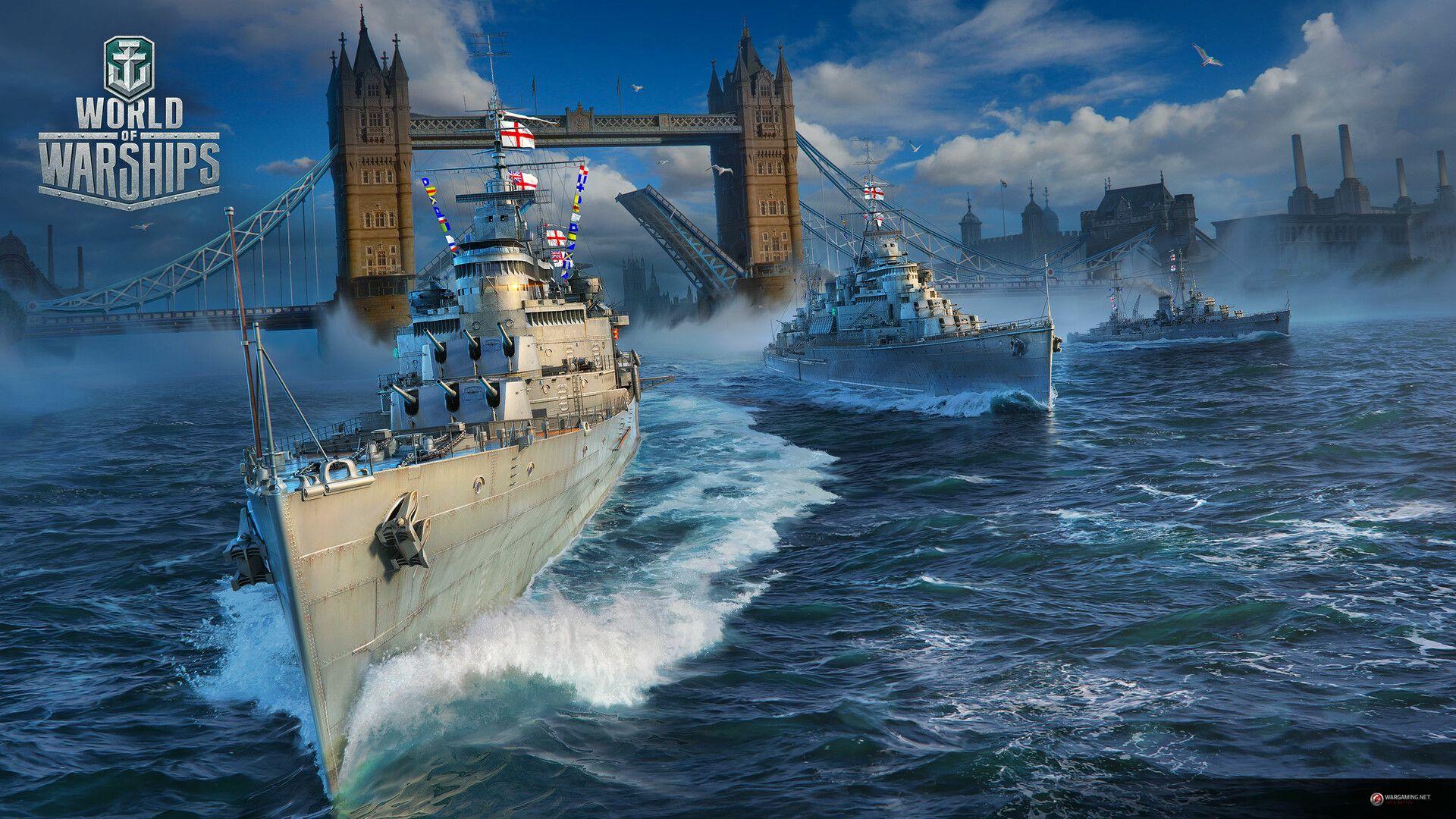 1920x1080 WoWS UK Cruisers By Wargaming Saint Petersburg. Warship, Navy Wallpaper, Wargaming