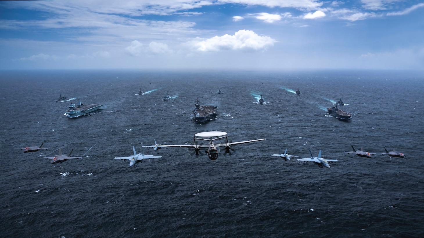 1460x821 Warships from Australia, Japan, U.K., and U.S. join forces in Maritime Partnership Exercise 2021 > Commander, U.S. 7th Fleet > Display