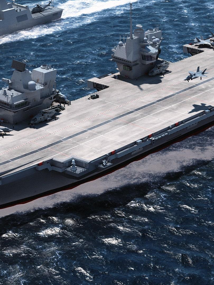 810x1080 HMS Queen Elizabeth: the 000 tonne gun