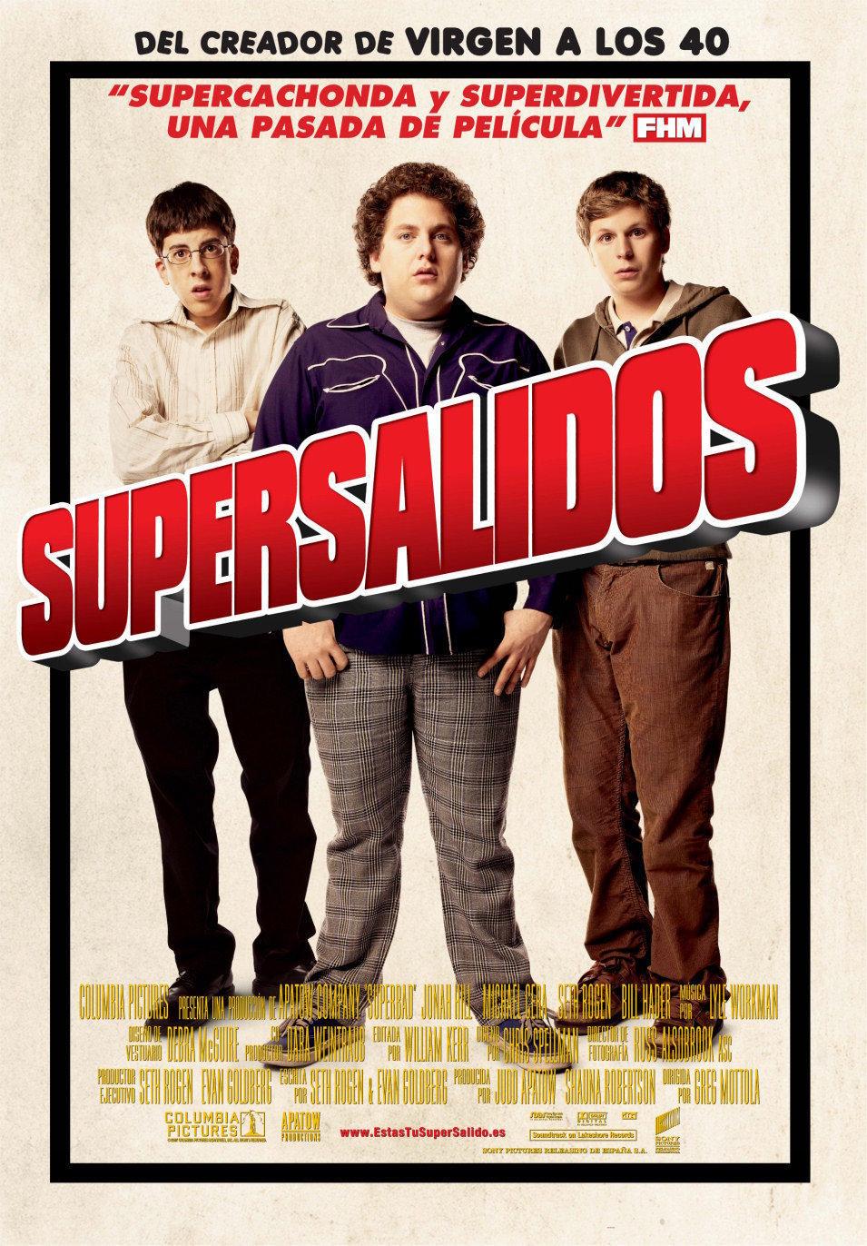 955x1372 España poster for Superbad (2007)'n'co