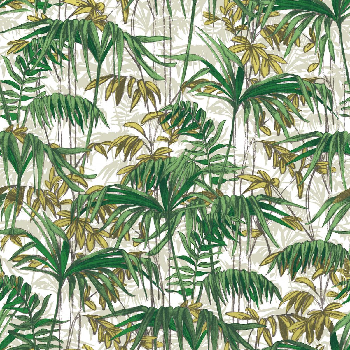 1200x1200 Grace & Gardenia GD210105 Tropic Palm Leaves Wallpaper Savvy Decorator