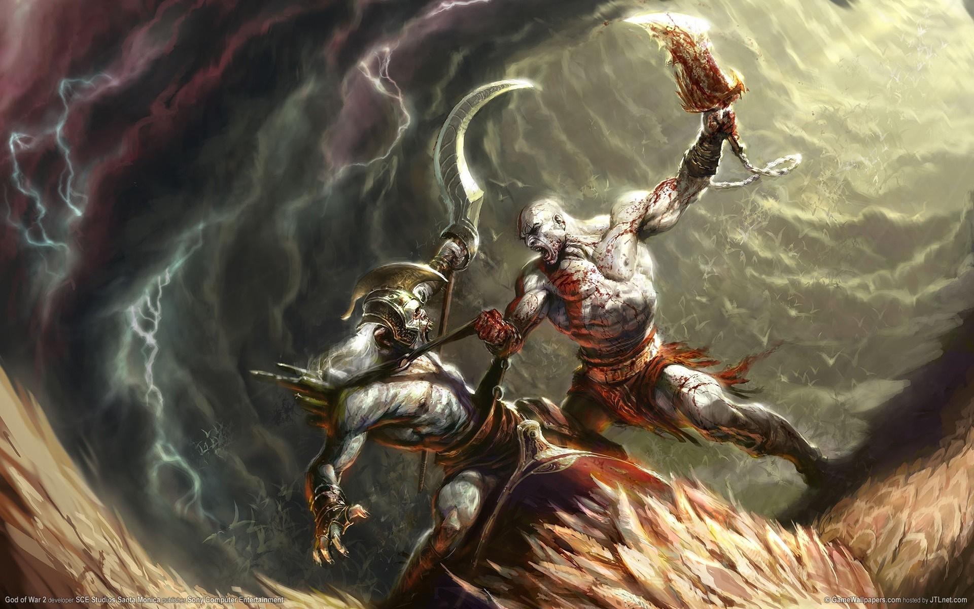 1920x1200 Person, mythology, God of War, screenshot, warlord, computer Gallery HD Wallpaper