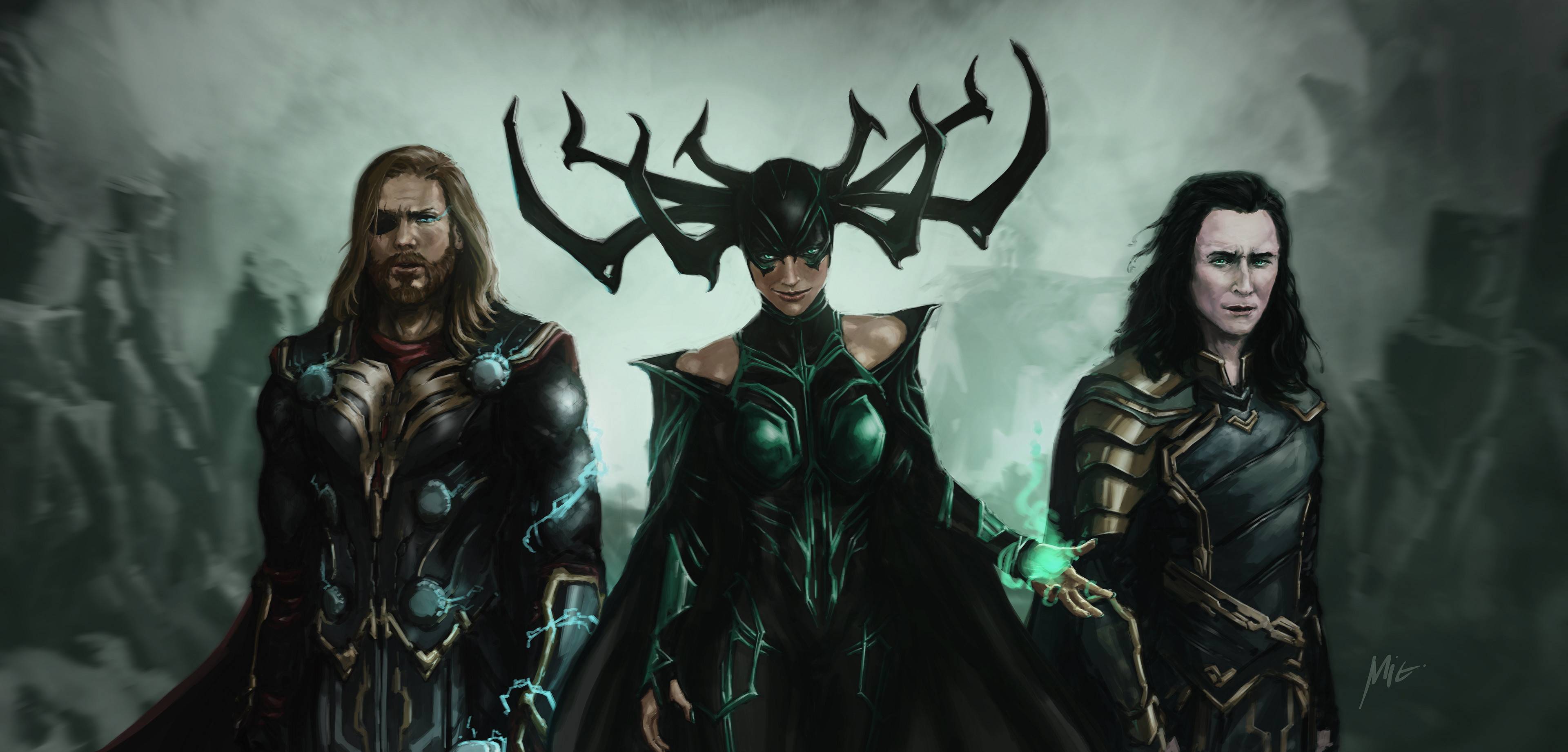 3840x1842 Thor Ragnarok Trinity Wallpaper, HD Movies 4K Wallpaper, Image, Photo and Background
